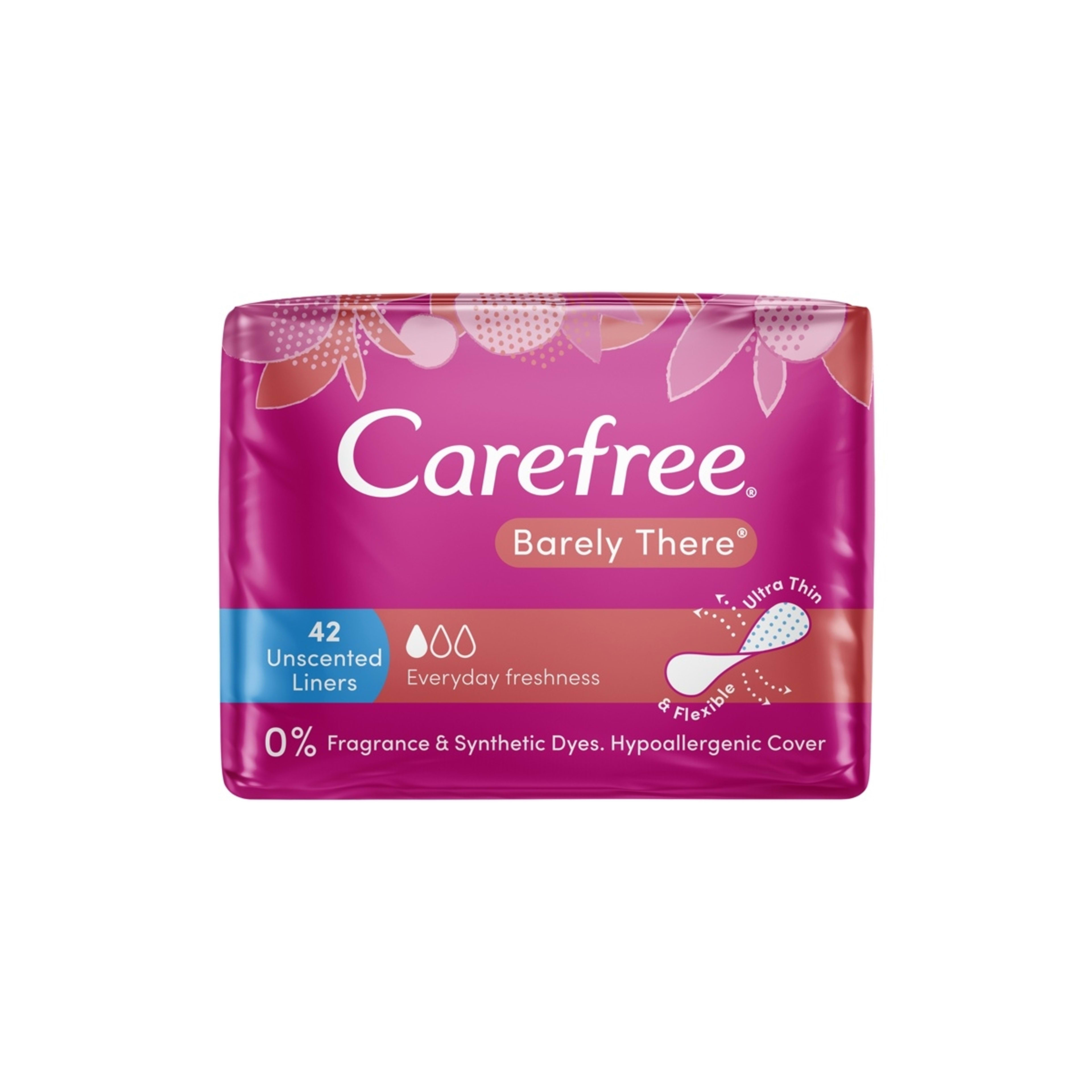 2 Carefree 42 Pack Barely There Unscented Panty Liners, 2 of 6