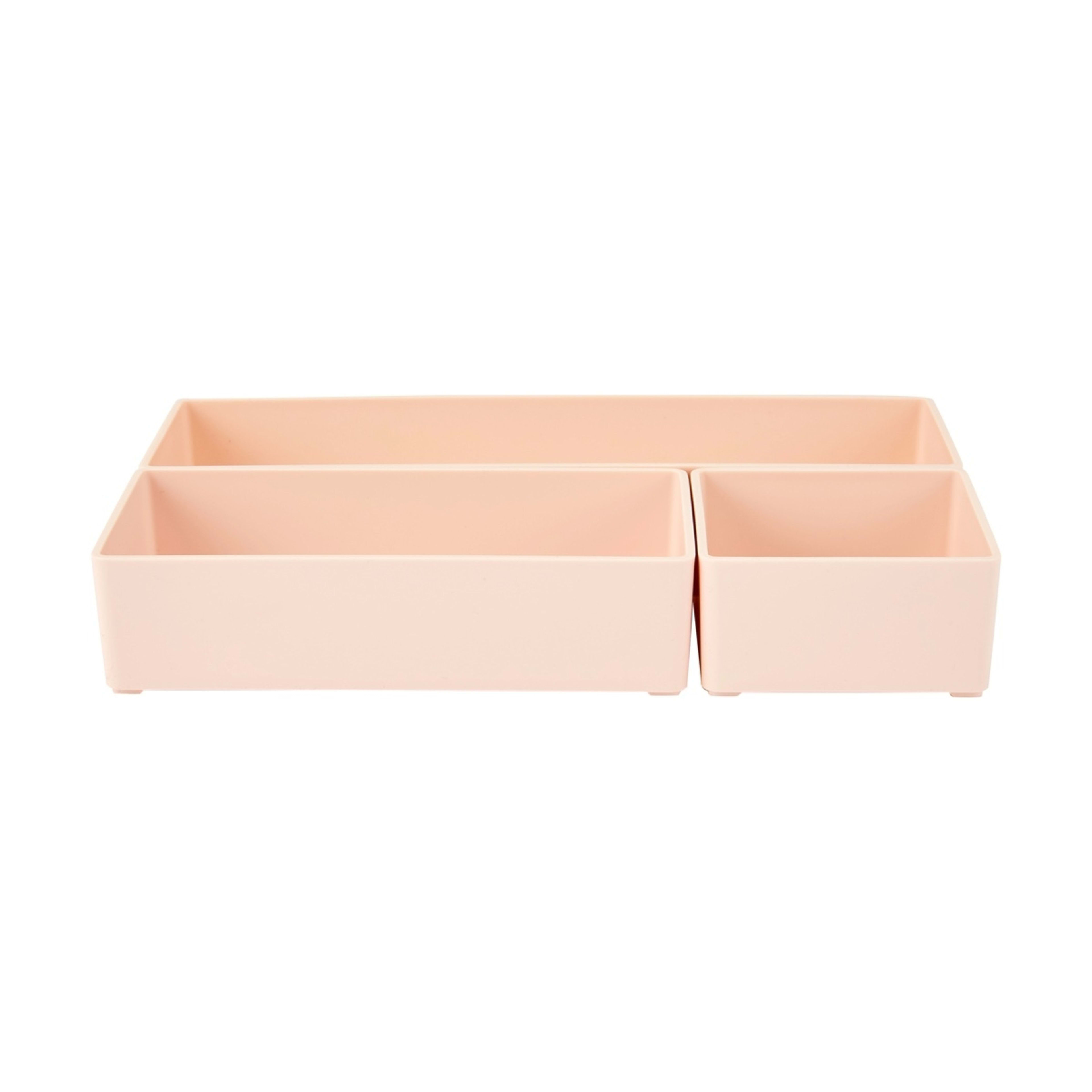 2 3 Piece Desk Storage Set - Blush, 2 of 7