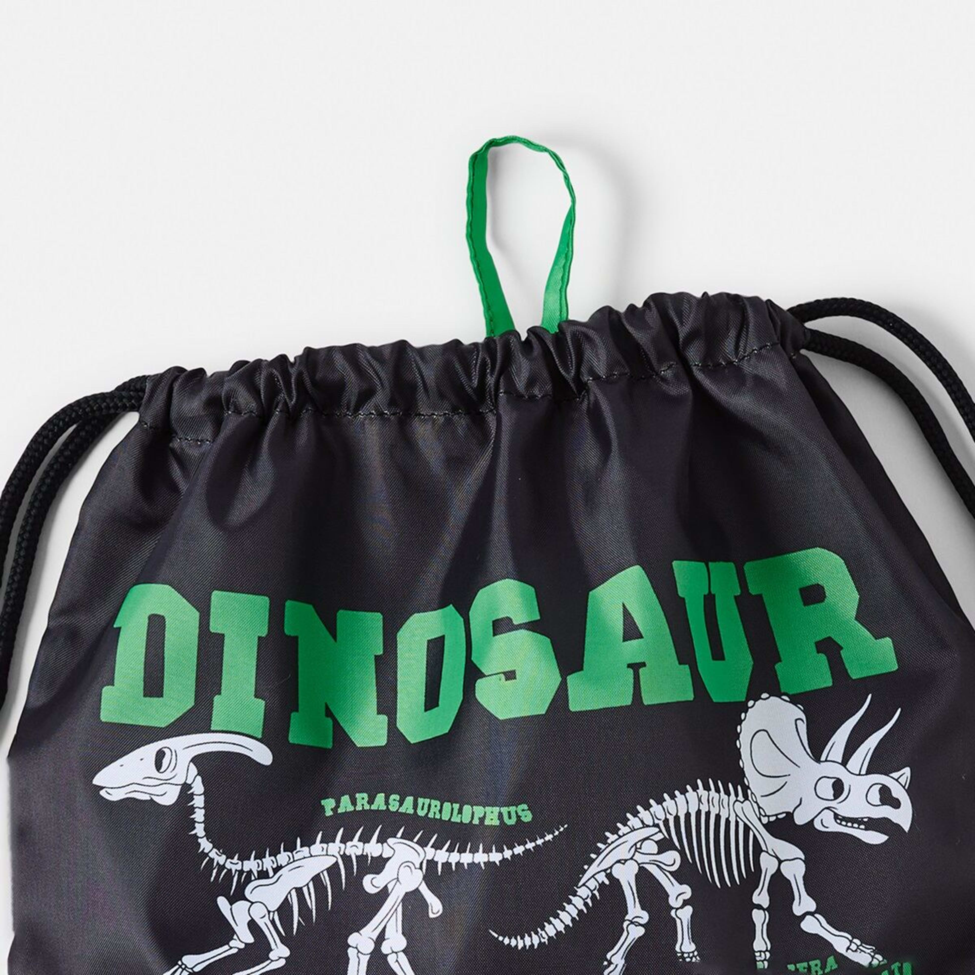 4 Drawstring Bag Dinobone 2, 4 of 4