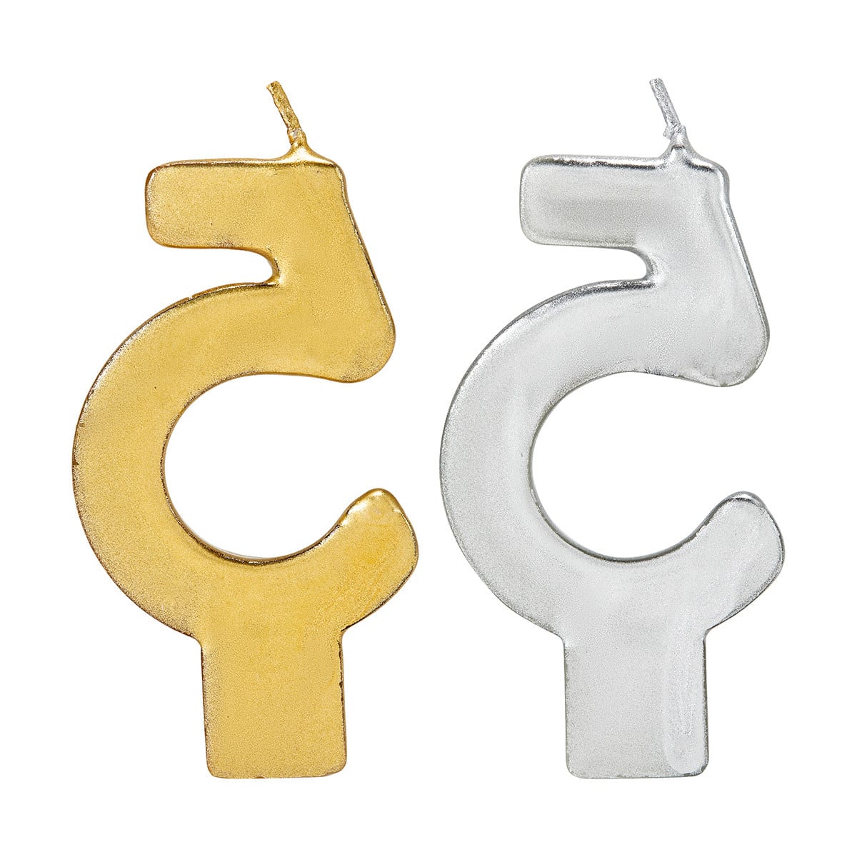 Metallic Candle Number 5 Assorted Kmart