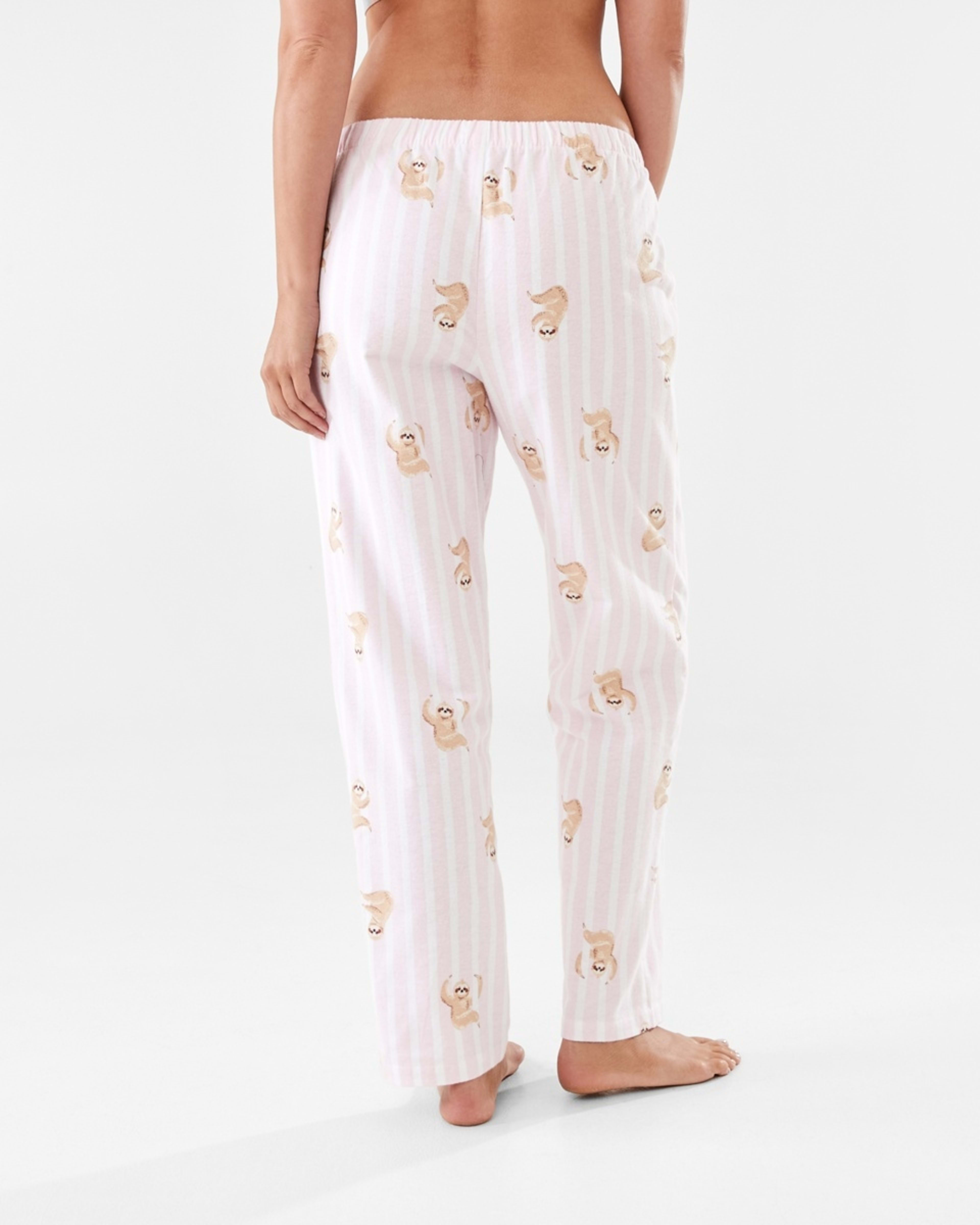 3 Printed Flannel Pants Stp Sloth, 3 of 5