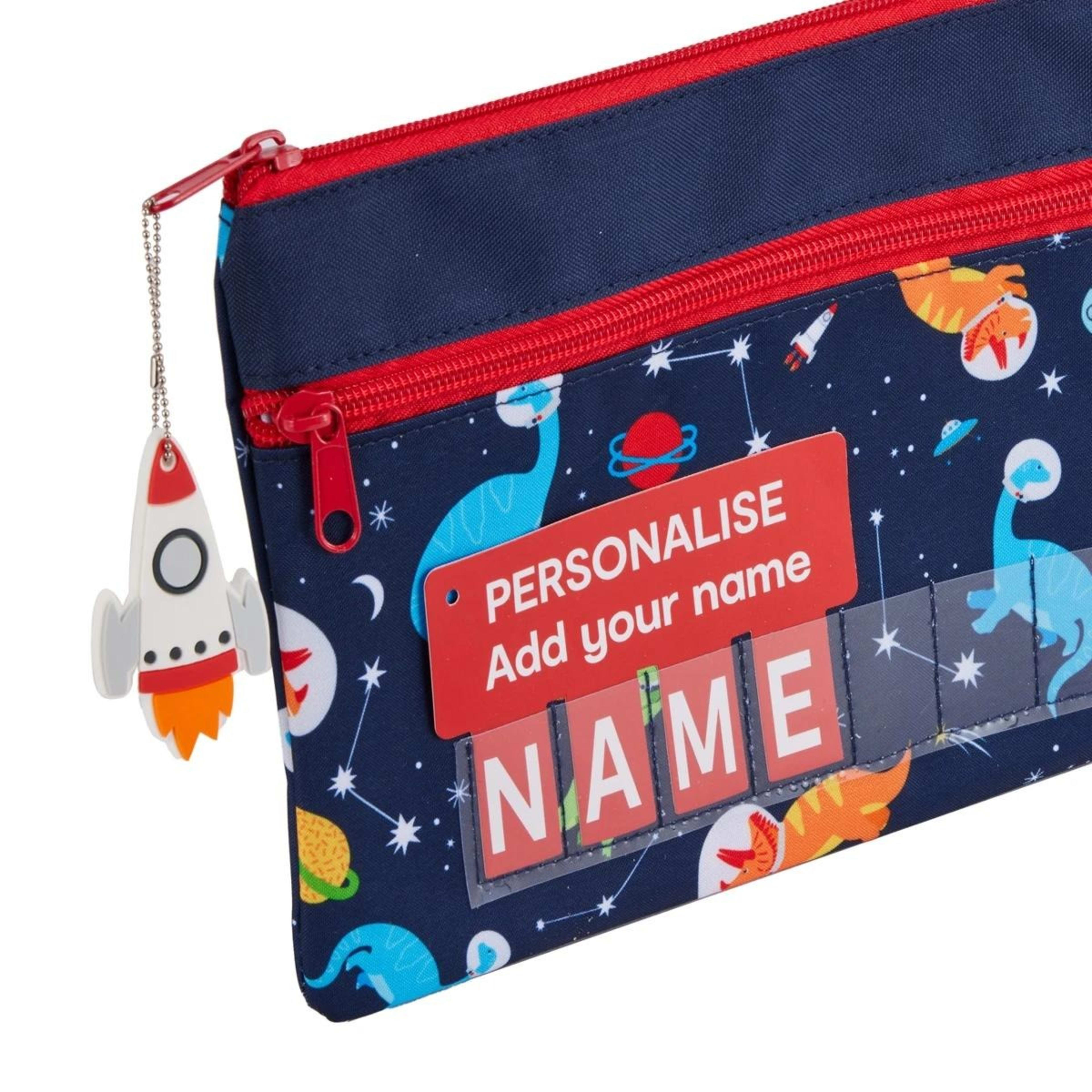 3 Pencil Case - Space Dinosaur, 3 of 8
