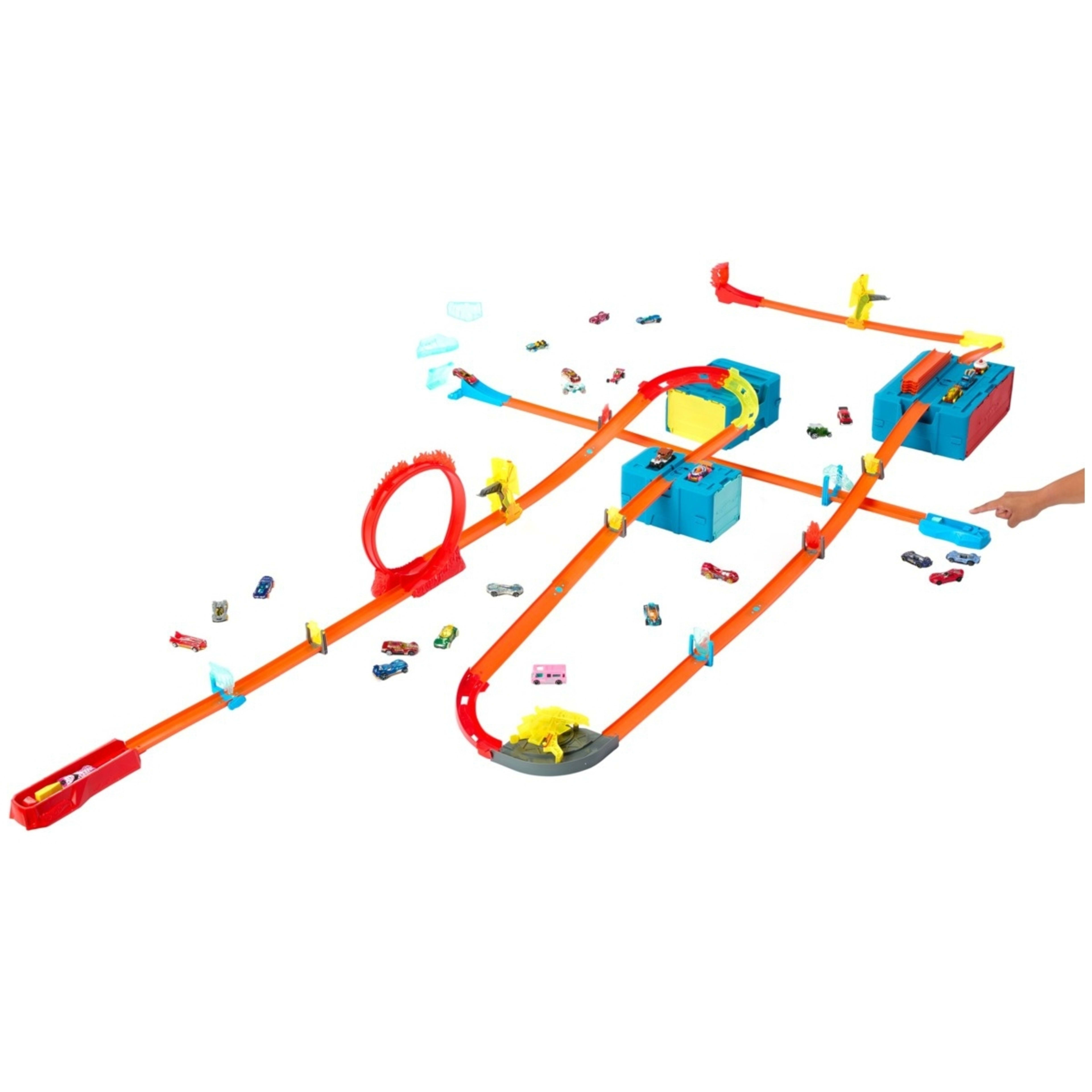 Hot Wheels Track Builder Flame Stunt Pack - Kmart