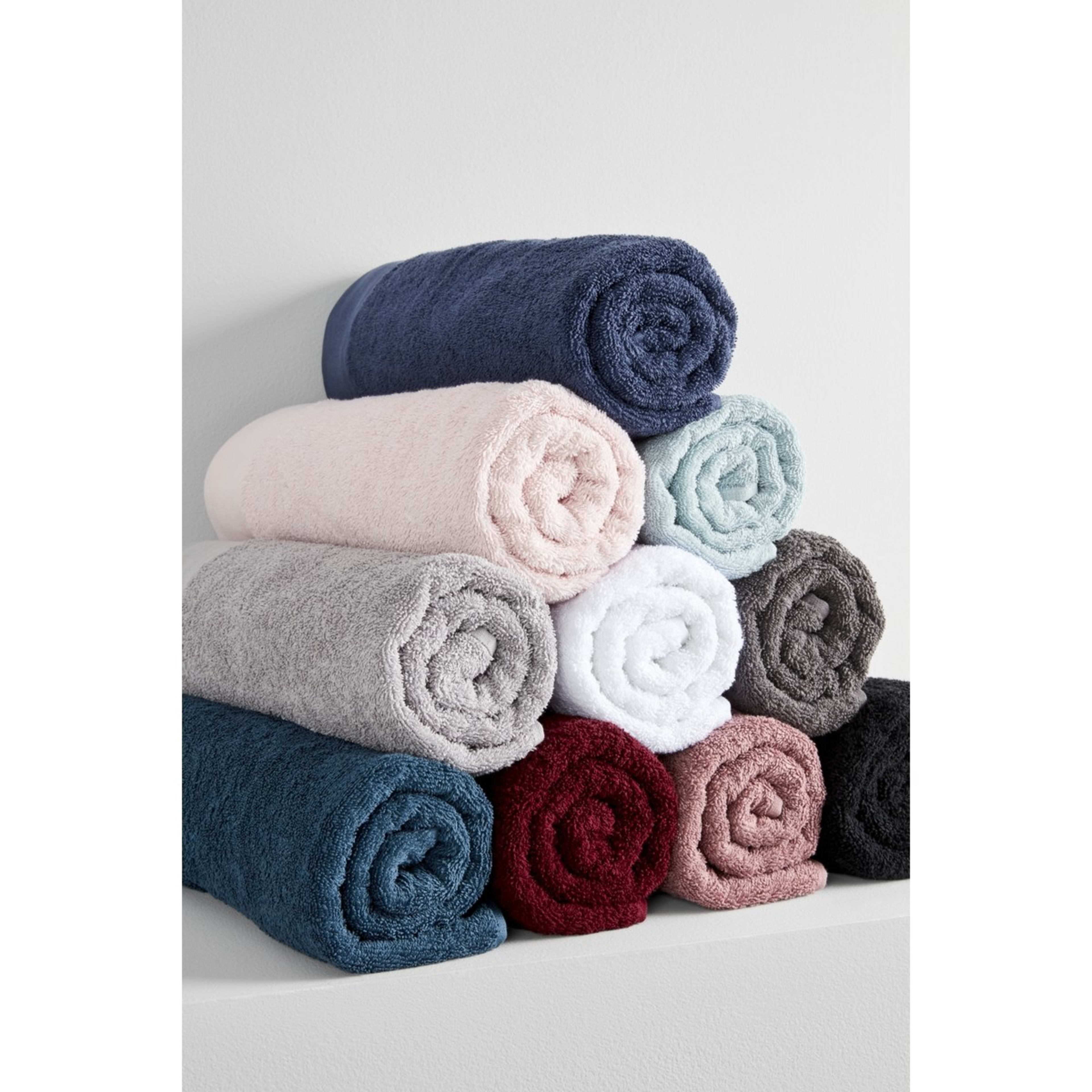 5 Malmo Cotton Bath Sheet - Teal, 5 of 5