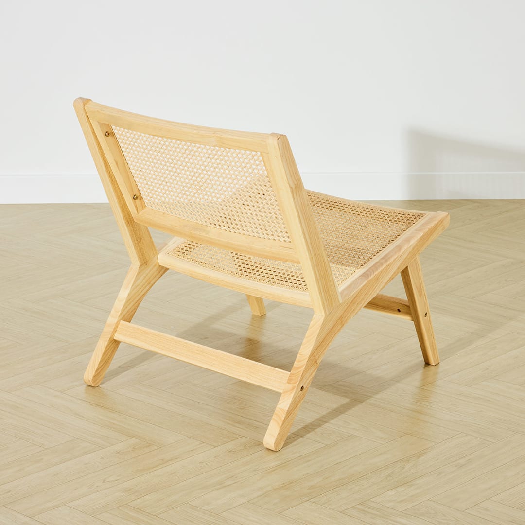 Timber Rattan Lounge Chair Kmart
