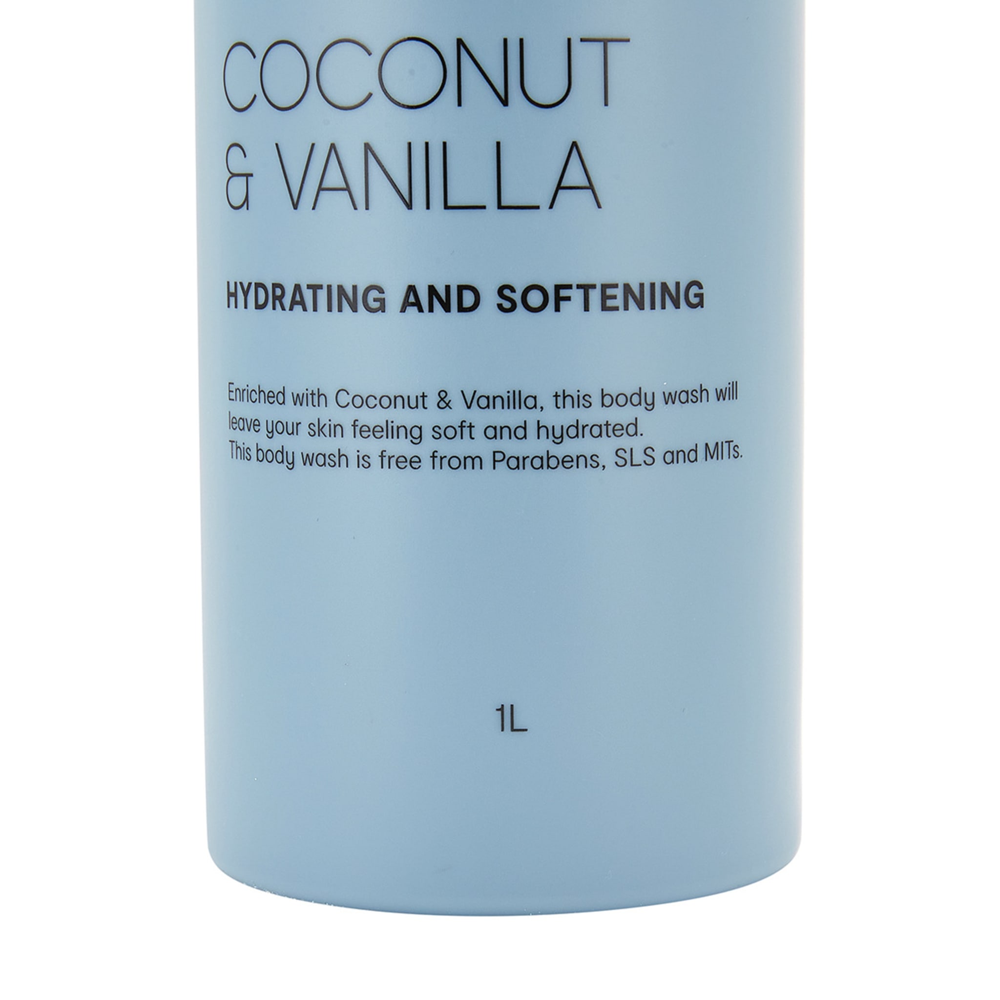 Hydrating & Softening Body Wash 1L Coconut & Vanilla Kmart NZ