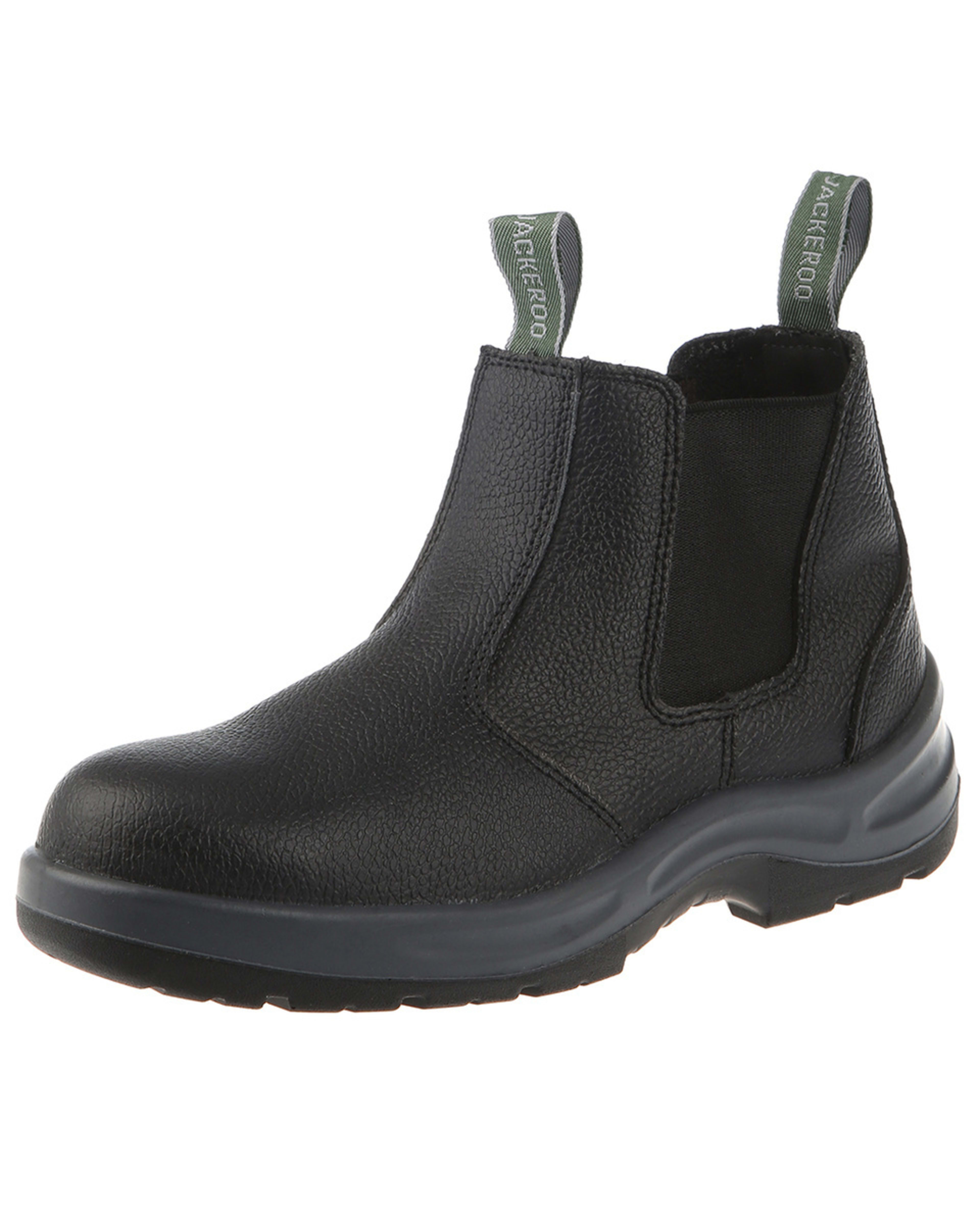 3 Slip On Work Boots BLACK, 3 of 5