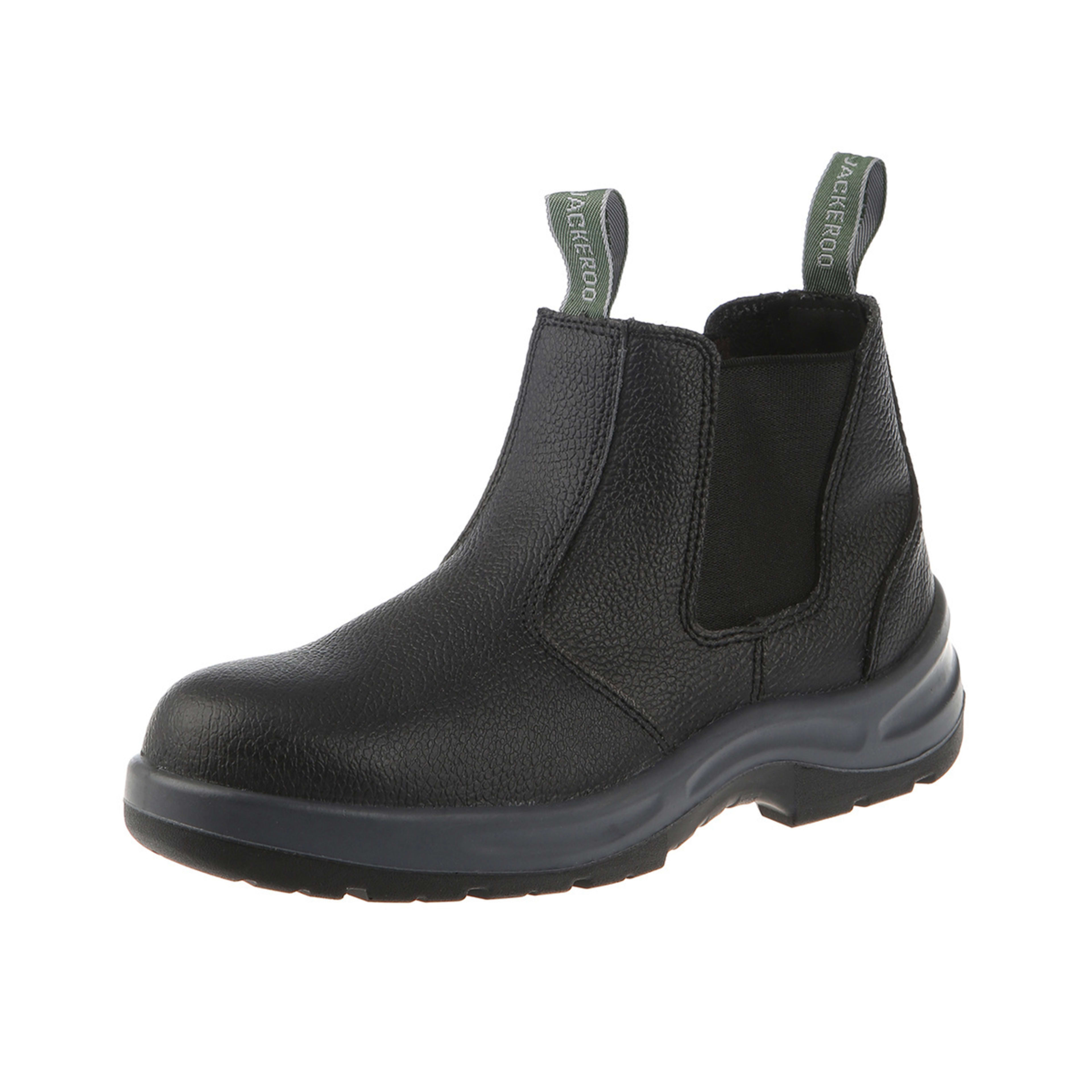 3 Slip On Work Boots Black, 3 of 5