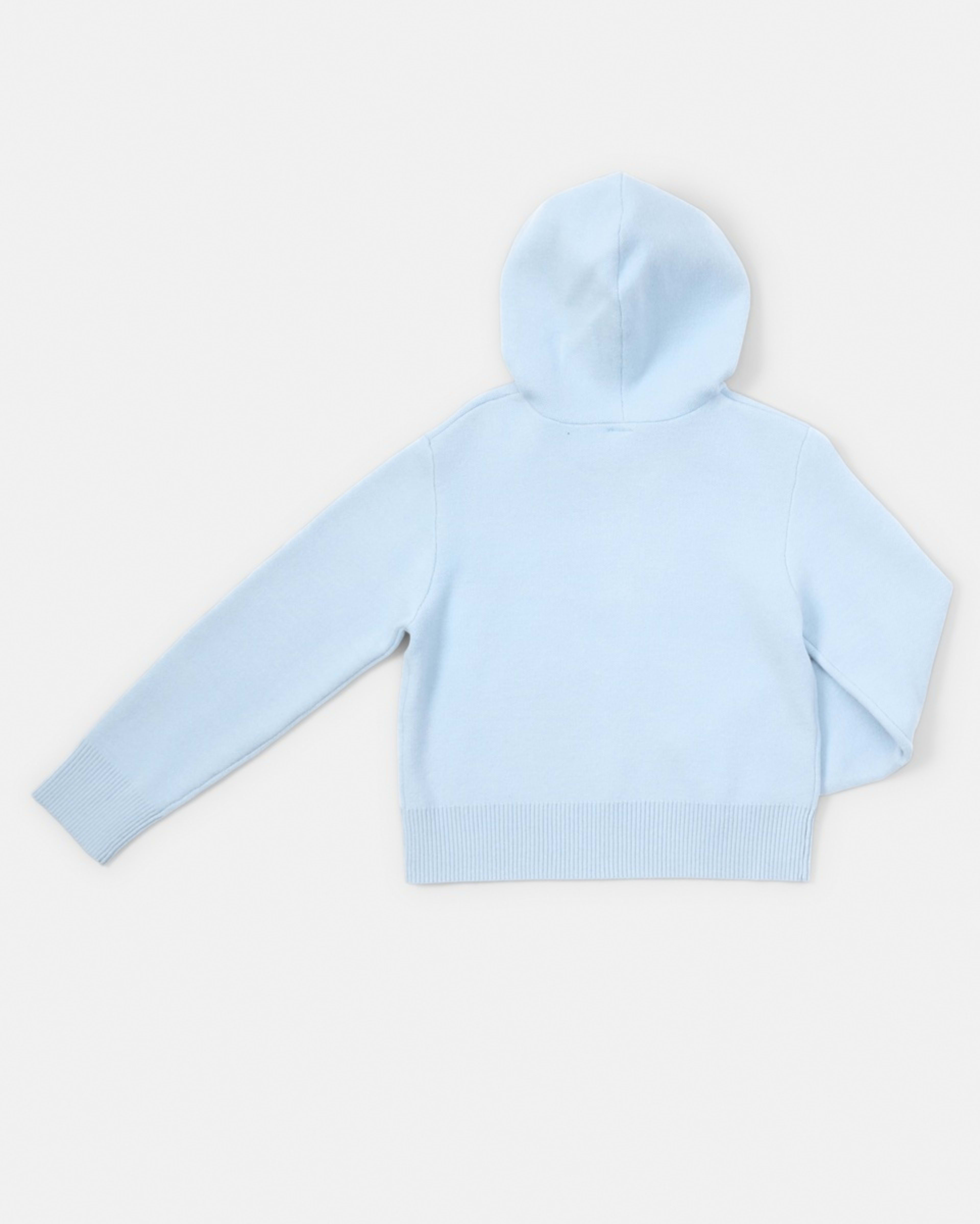 10 Bonded Knit Hoodie Doll Blue, 10 of 10