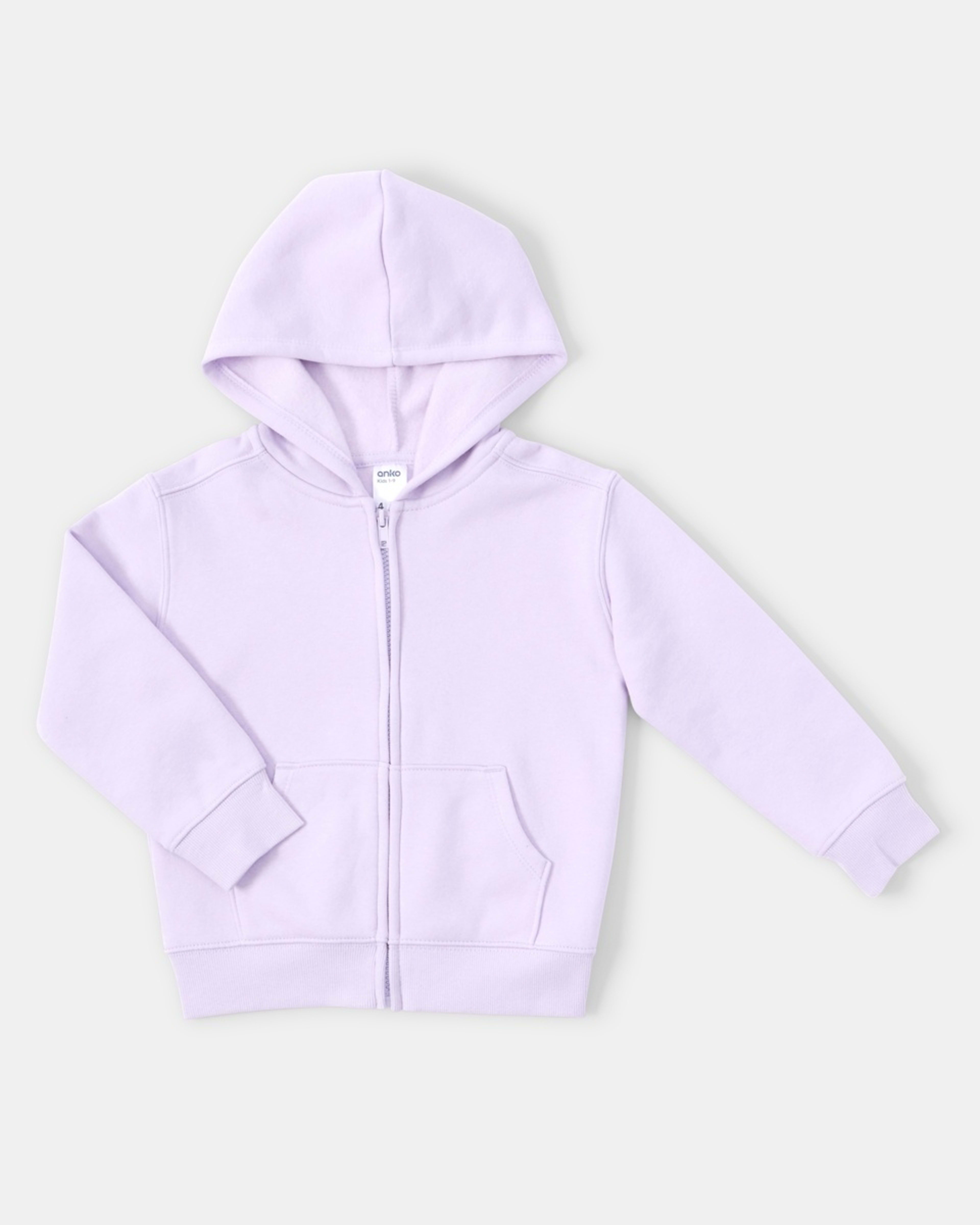 9 Zip Through Hoodie Pst Purple, 9 of 10
