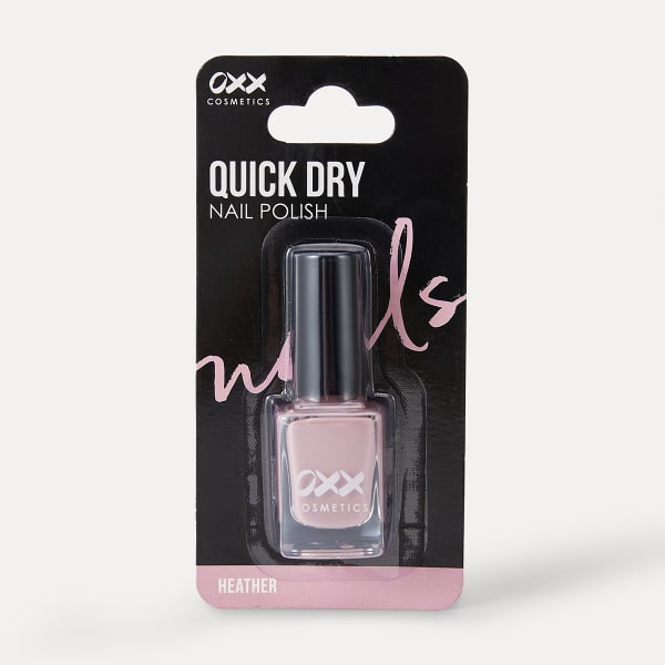 OXX Cosmetics Quick Dry Nail Polish - Heather - Kmart