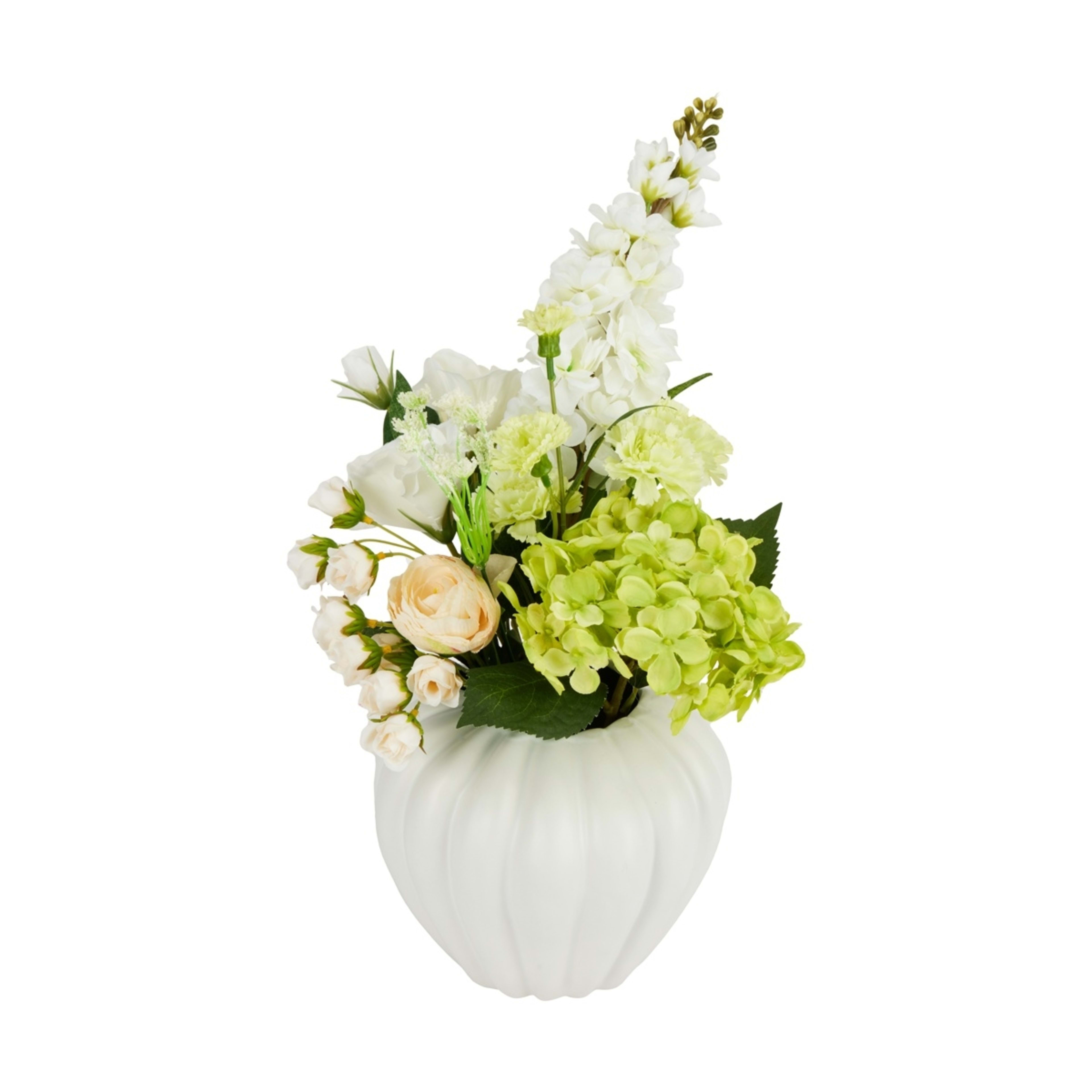 2 Artificial Garden Bouquet in Vase, 2 of 6