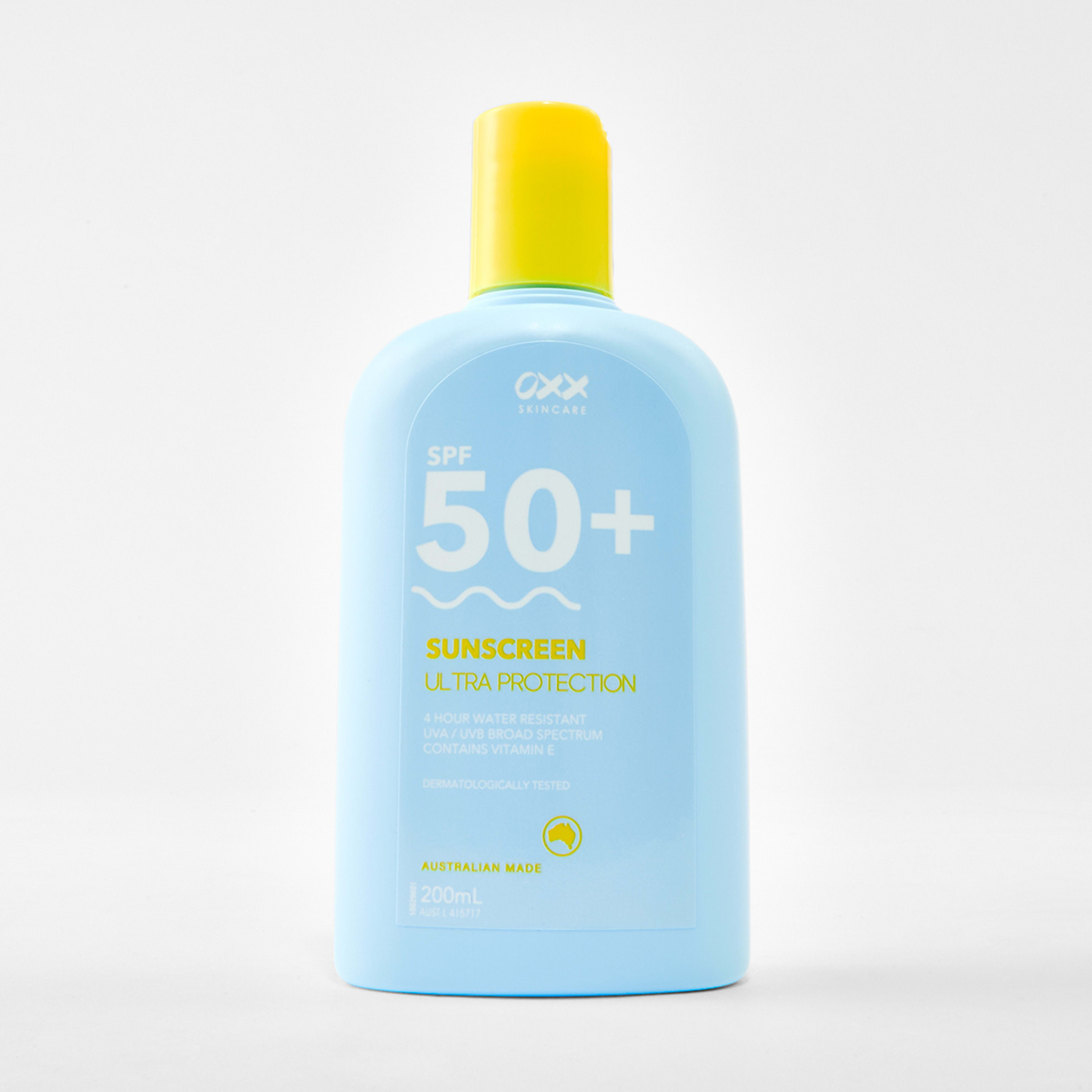 1 OXX Skincare SPF 50+ Ultra Protection Sunscreen Lotion 200ml - Vitamin E