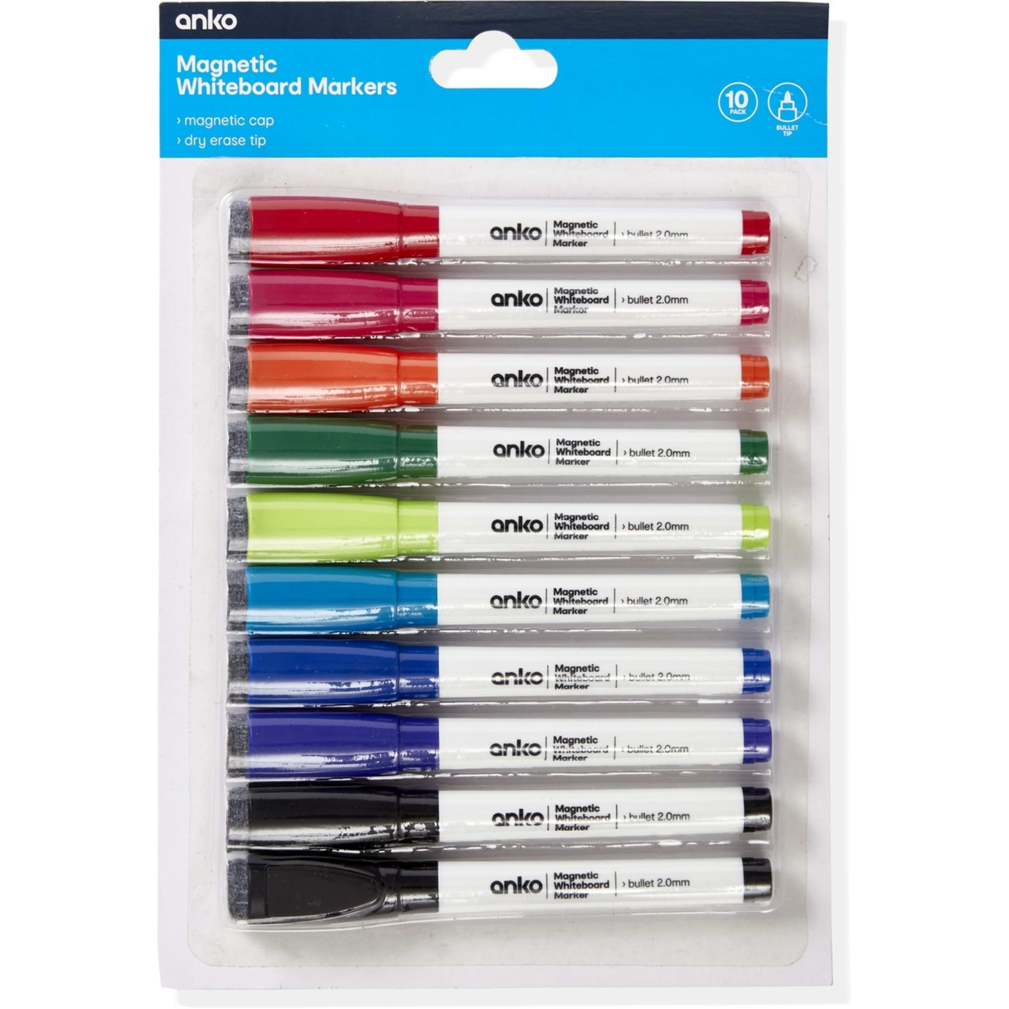 10 Pack Whiteboard Markers Kmart