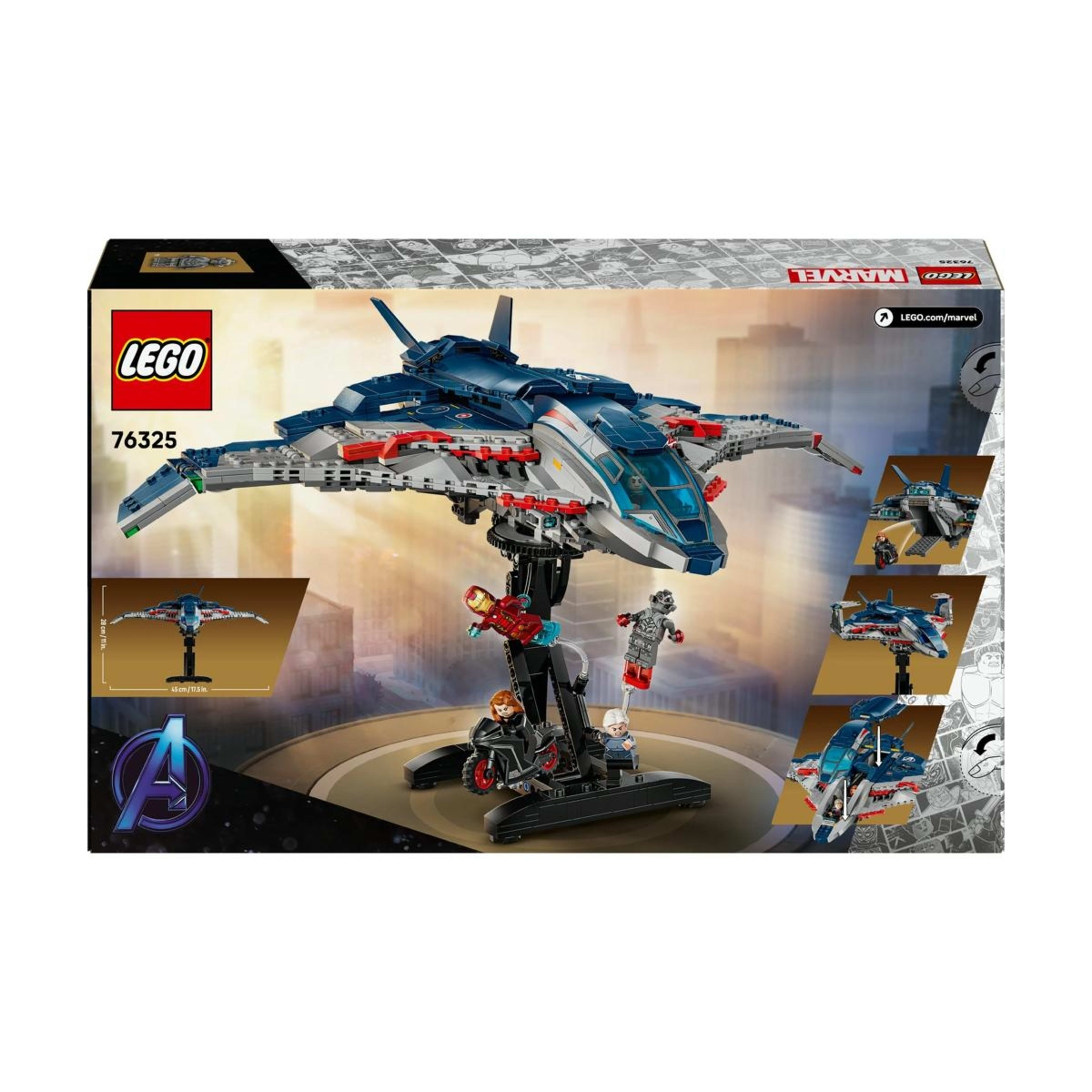 10 LEGO Marvel Super Heroes Avengers: Age of Ultron Quinjet 76325, 10 of 10