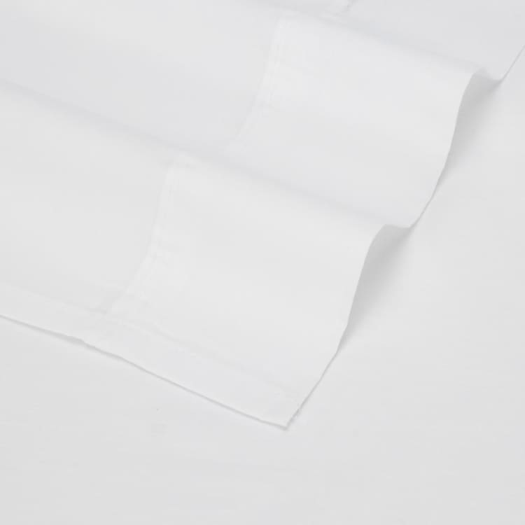 180 Thread Count Sheet Set King Single Bed, White Kmart