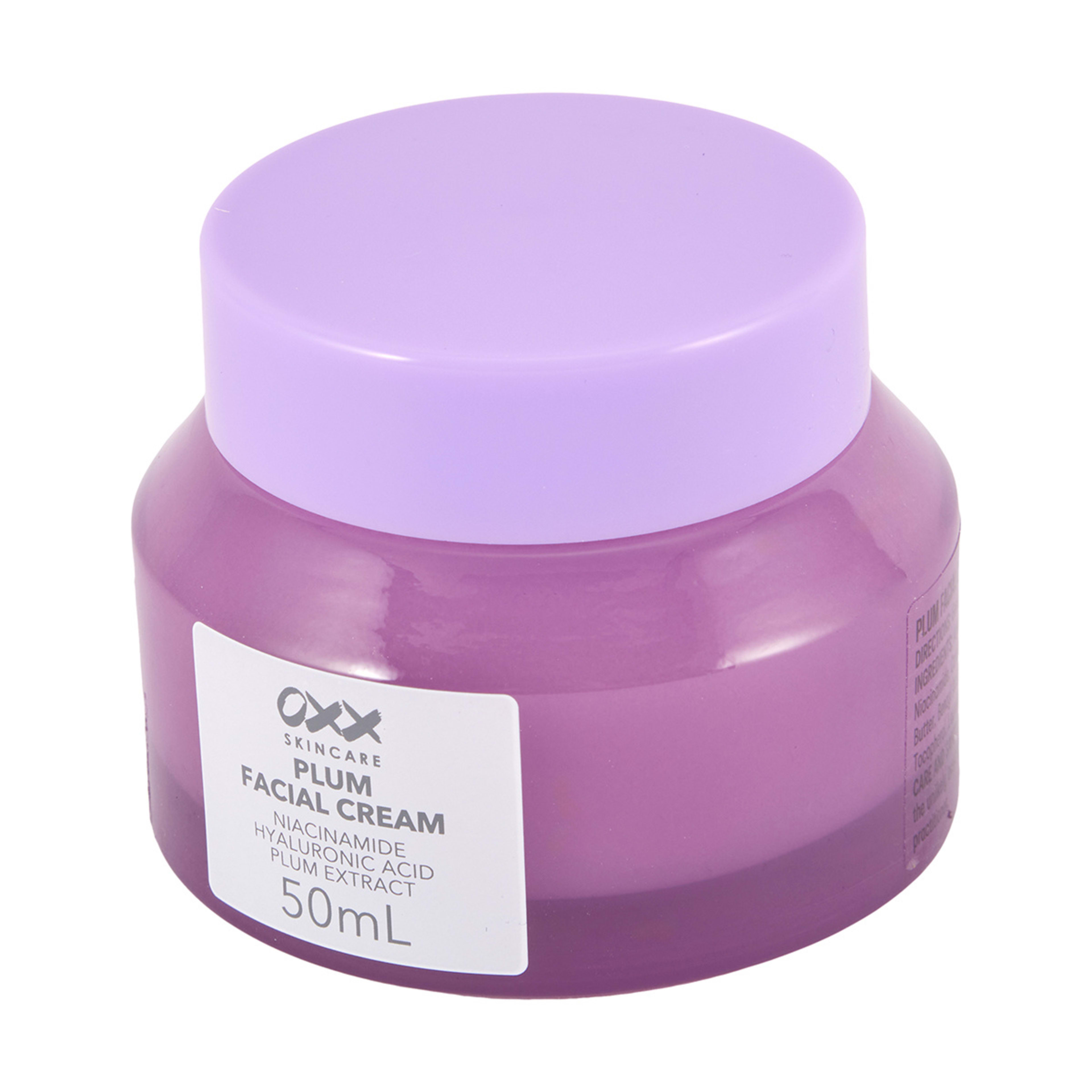 4 OXX Skincare Plum Facial Cream 50ml - Niacinamide, Hyaluronic Acid and Plum Extract, 4 of 6