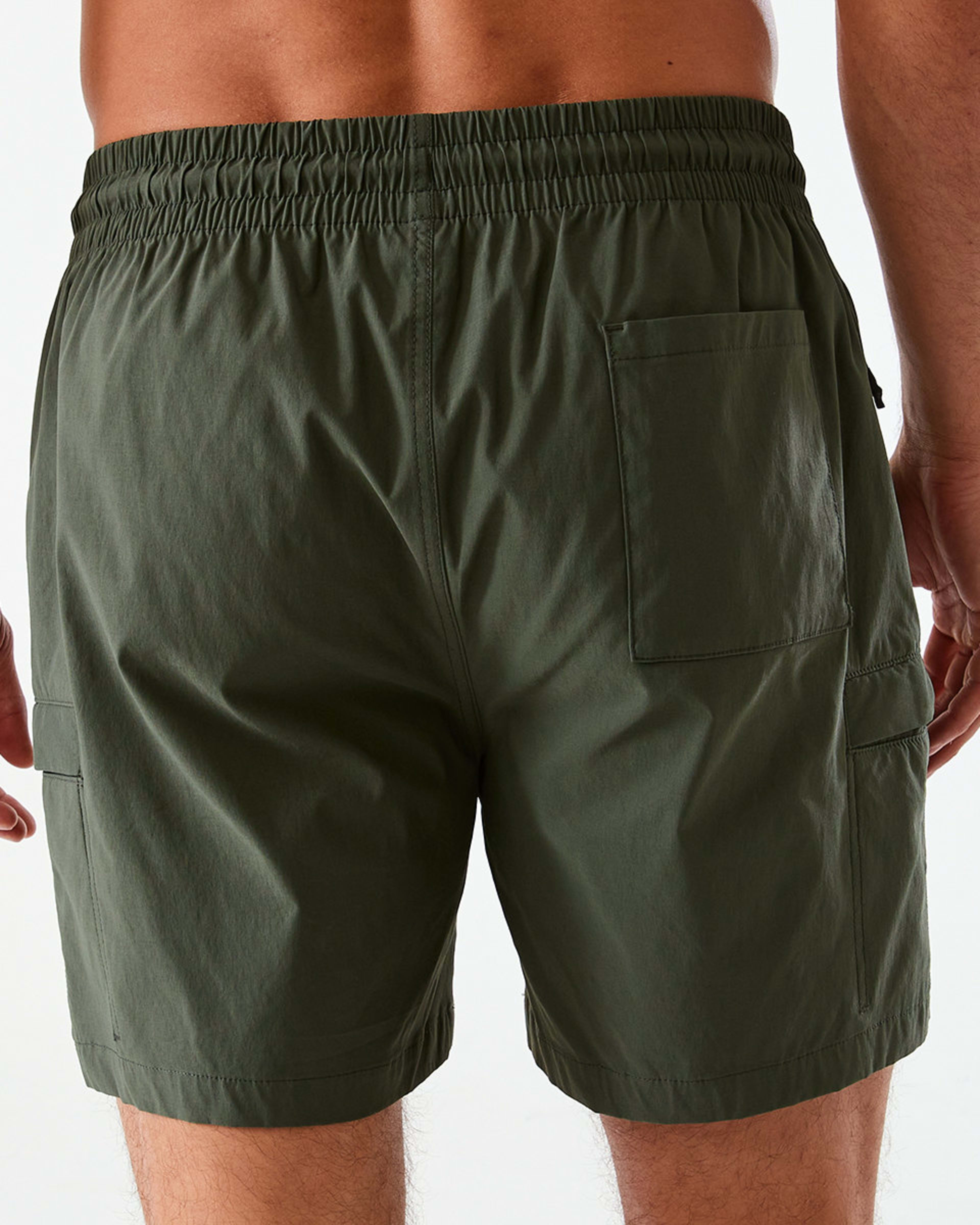 3 Active Mens Everyday Sports Shorts DEEPEST GREEN, 3 of 6