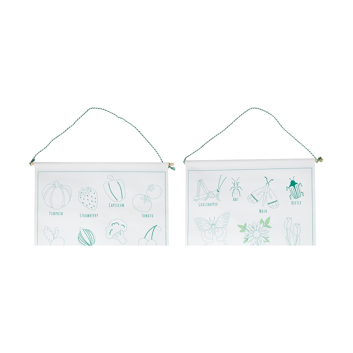 My World Colour in Canvas Banner Kit Assorted Kmart