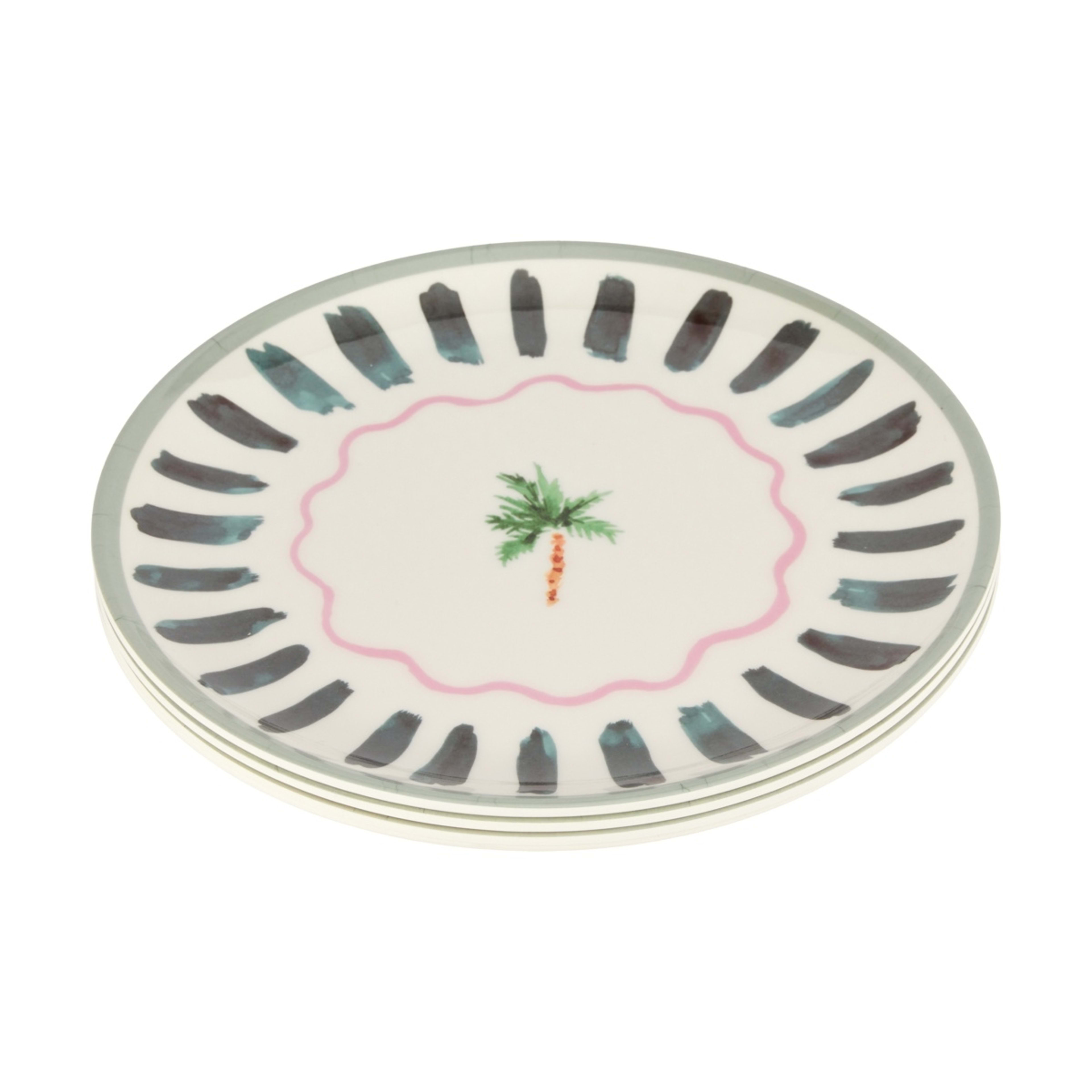 2 4 Pack Tropical Dinner Plates, 2 of 8