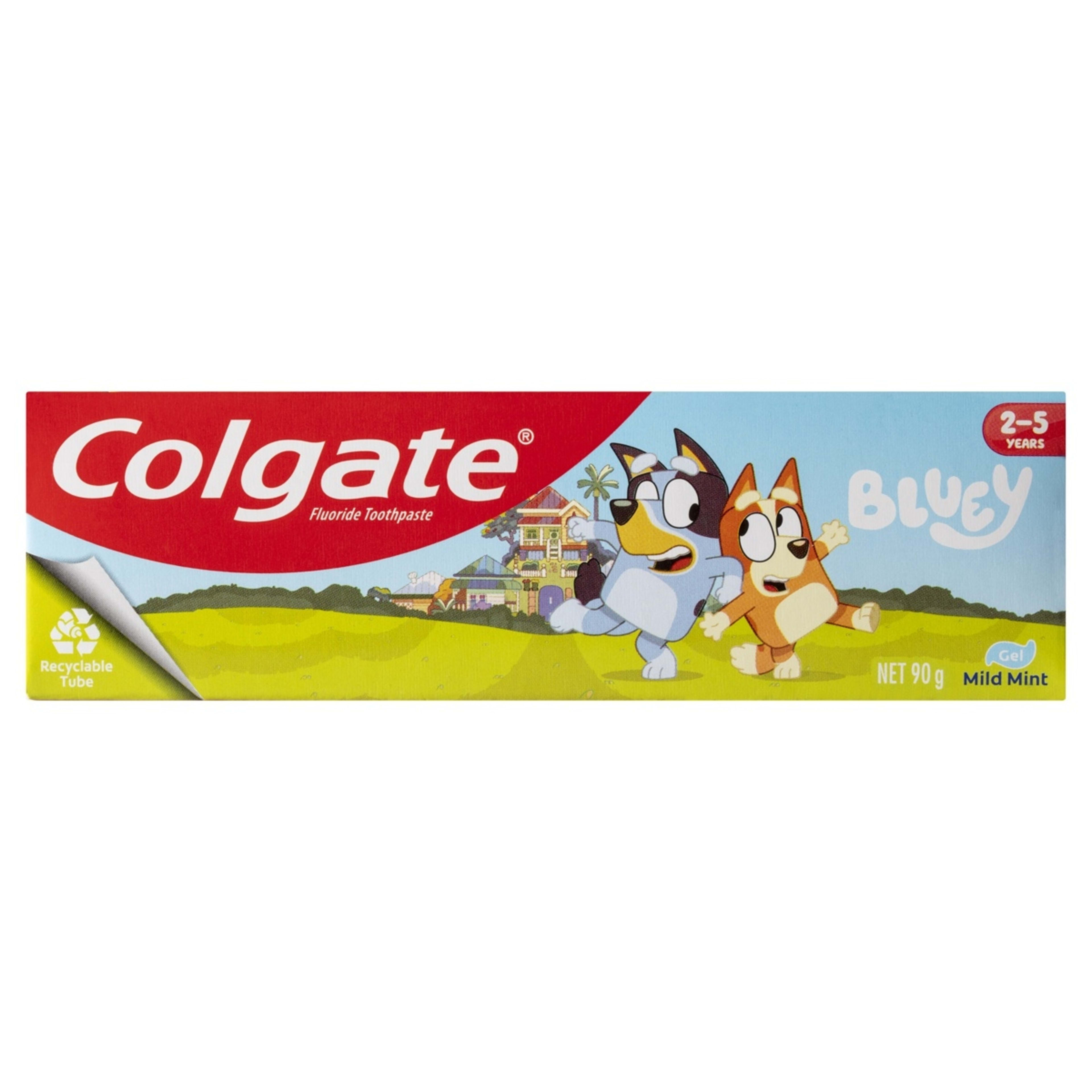 2 Colgate Junior Bluey Mild Mint Gel Toothpaste, 2 of 4