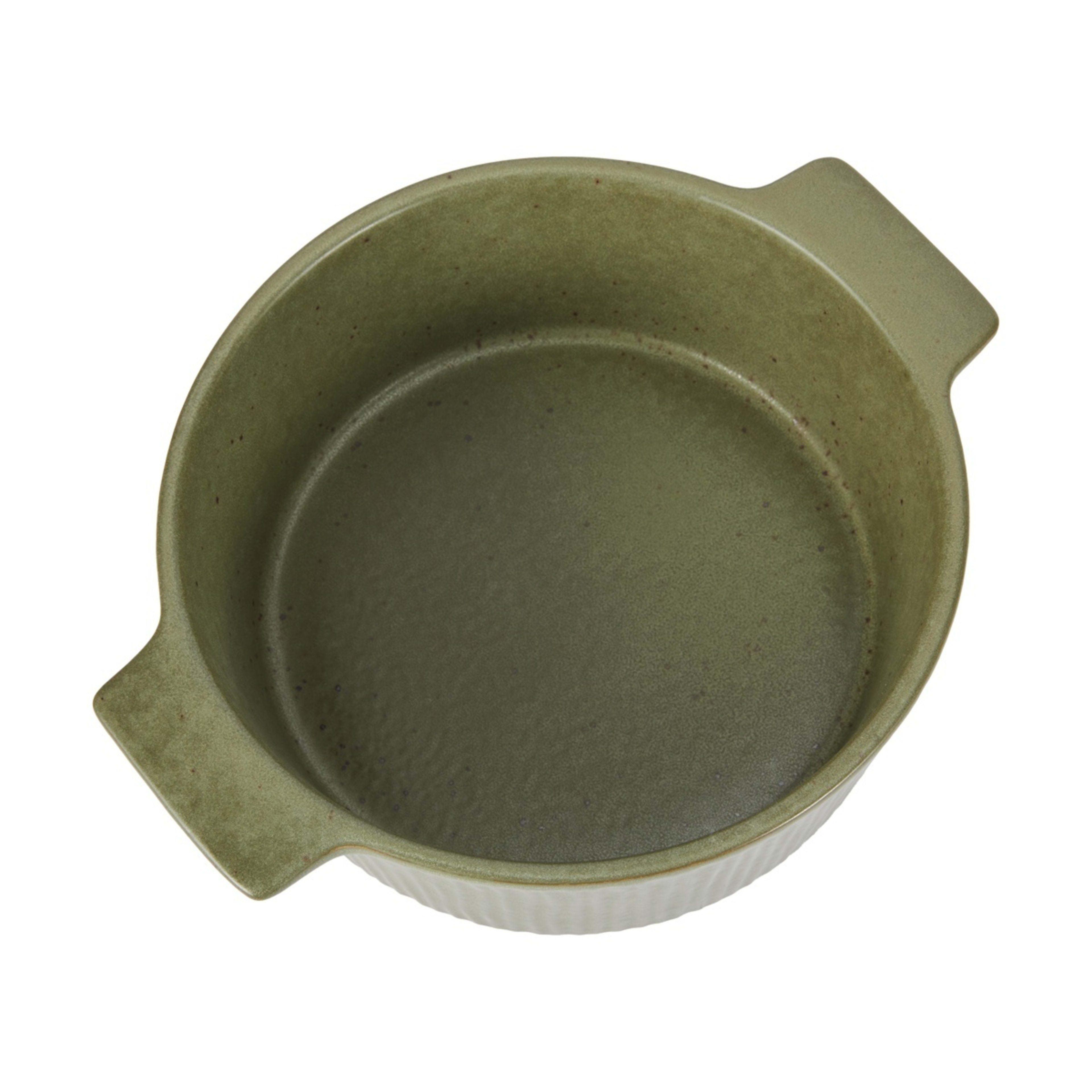 4 Ceramic Casserole - Olive, 4 of 6