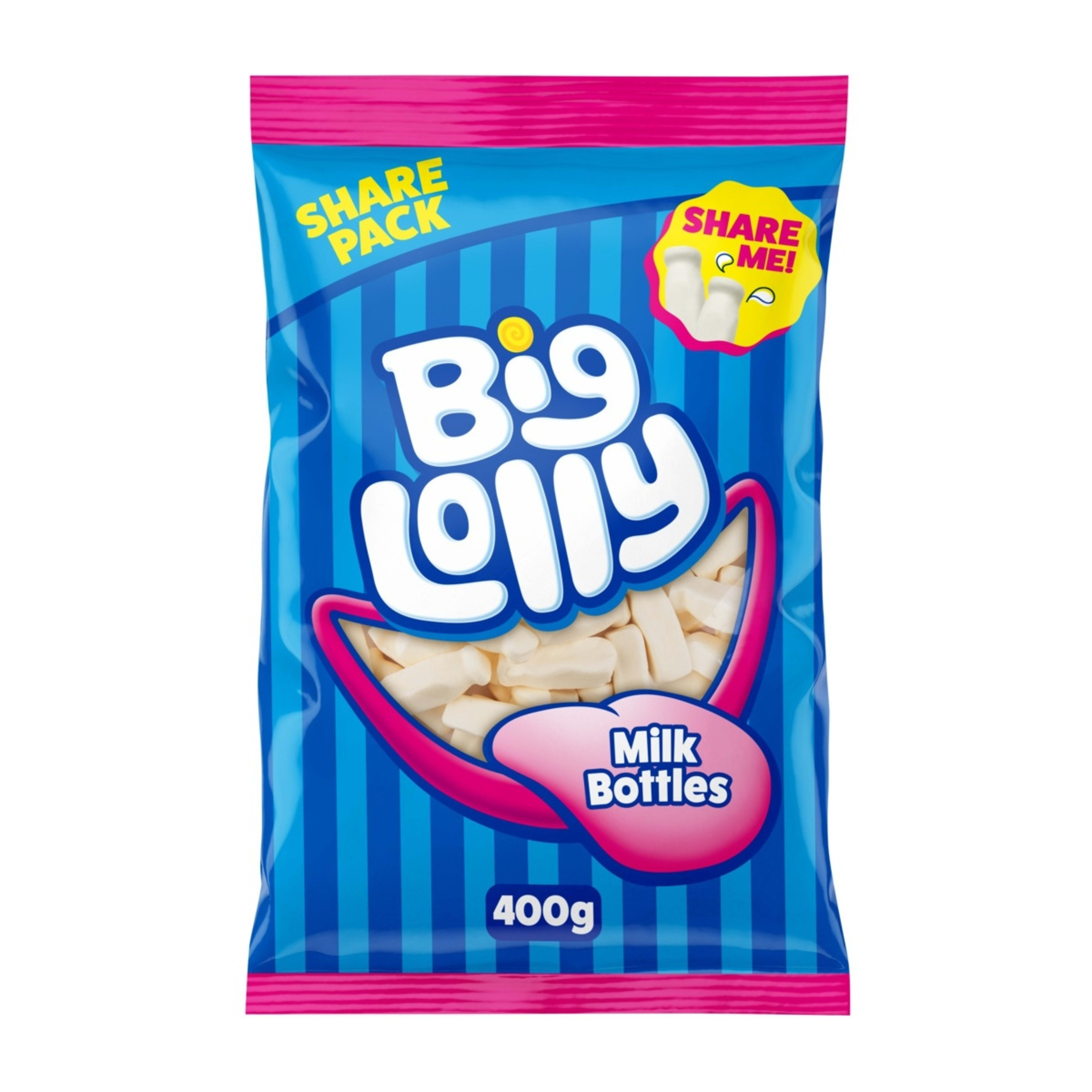 Big Lolly Milk Bottles Sharepack 400g Kmart