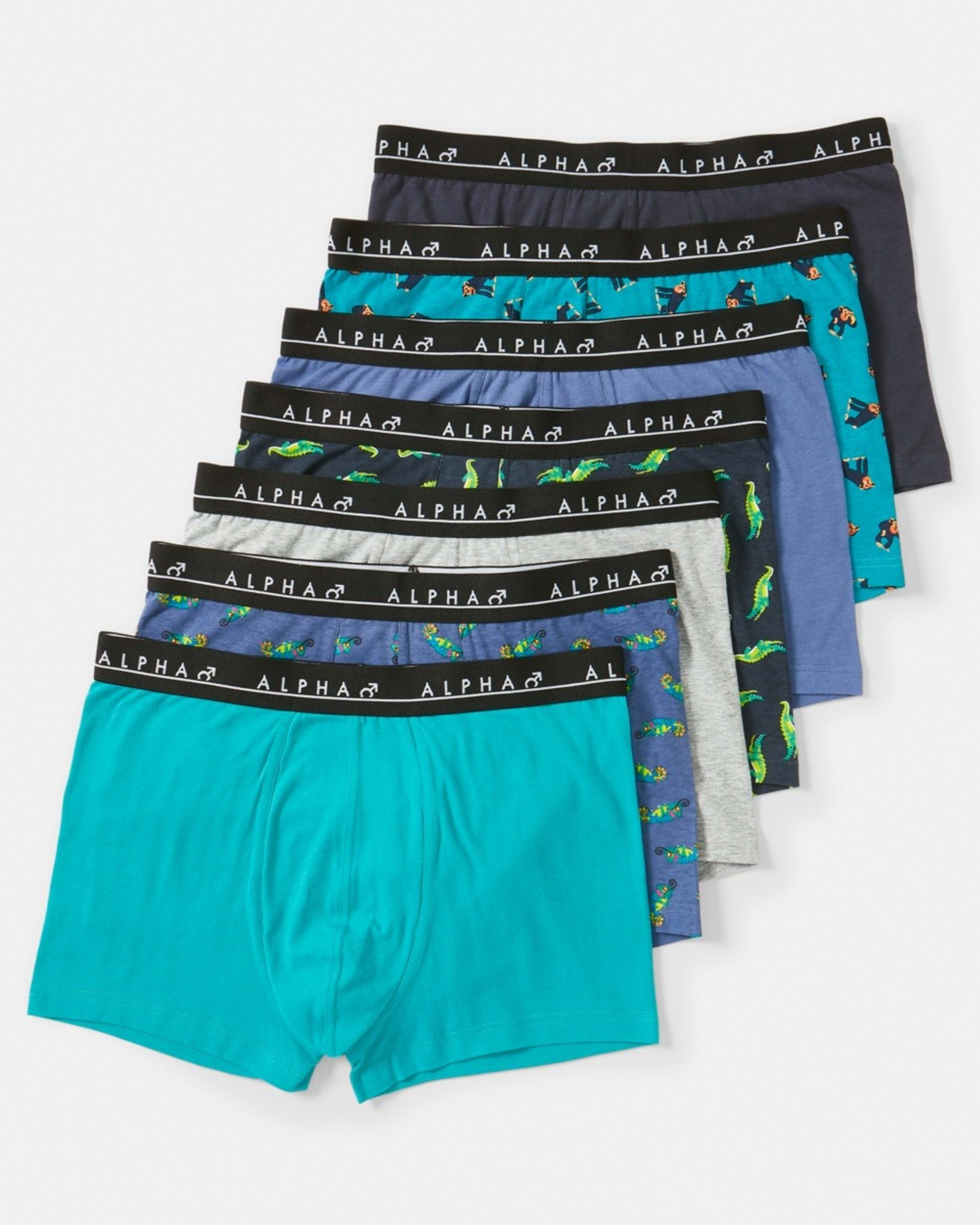 1 7 Pack Printed Trunks Jngle Trio