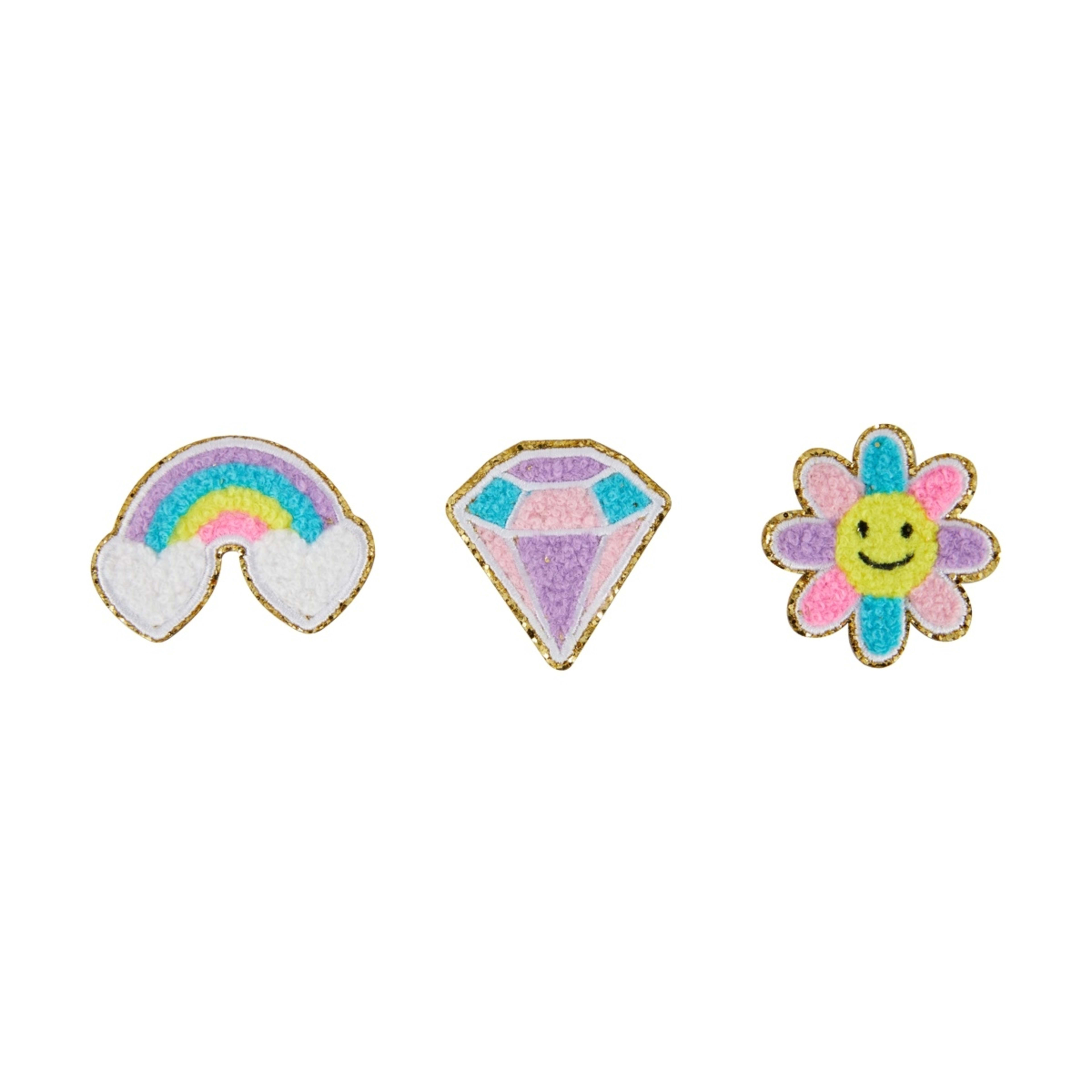 2 3 Piece Chenille Patches - Cloud Rainbow, 2 of 2
