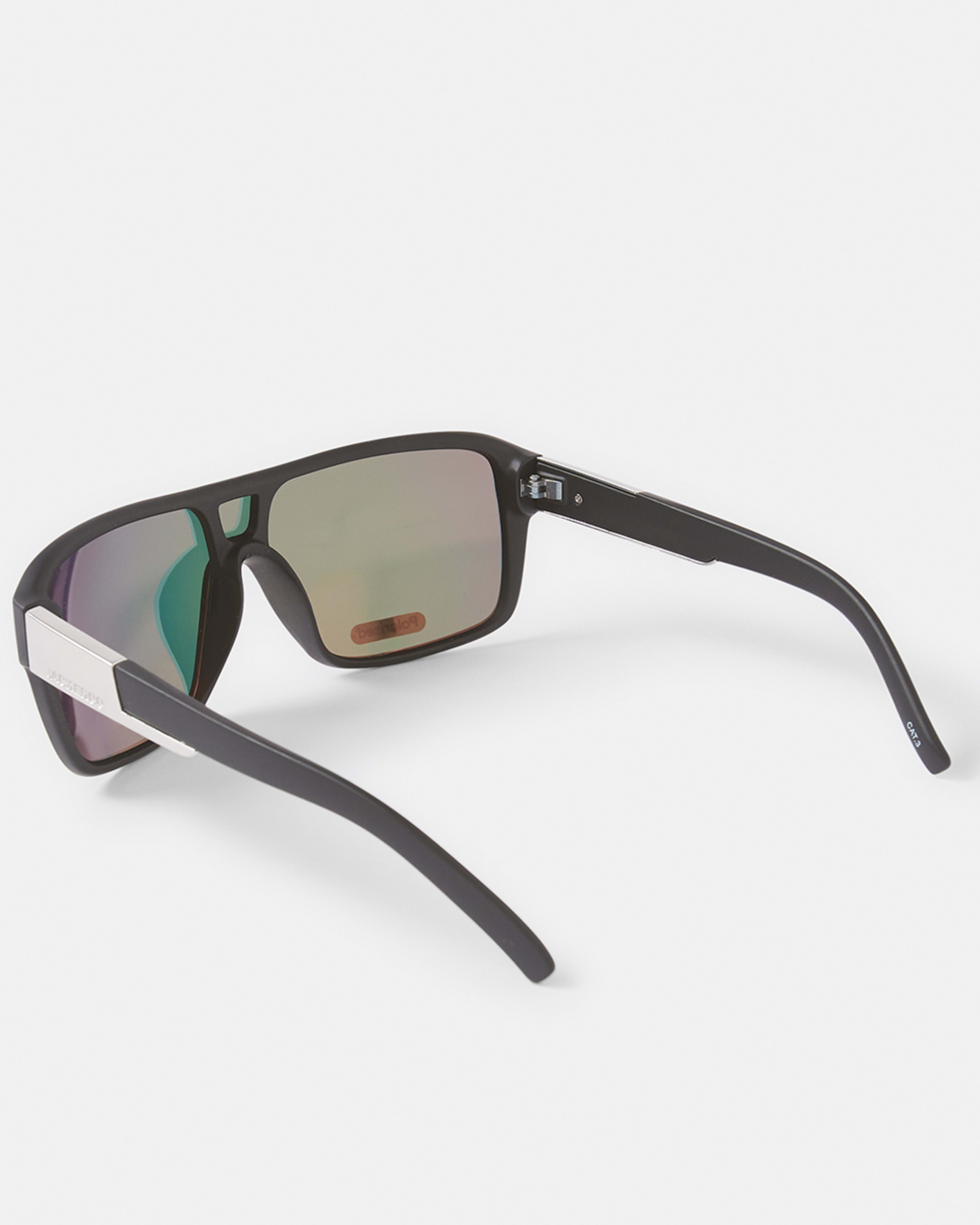 3 Jackeroo D-Frame Sunglasses Black, 3 of 6