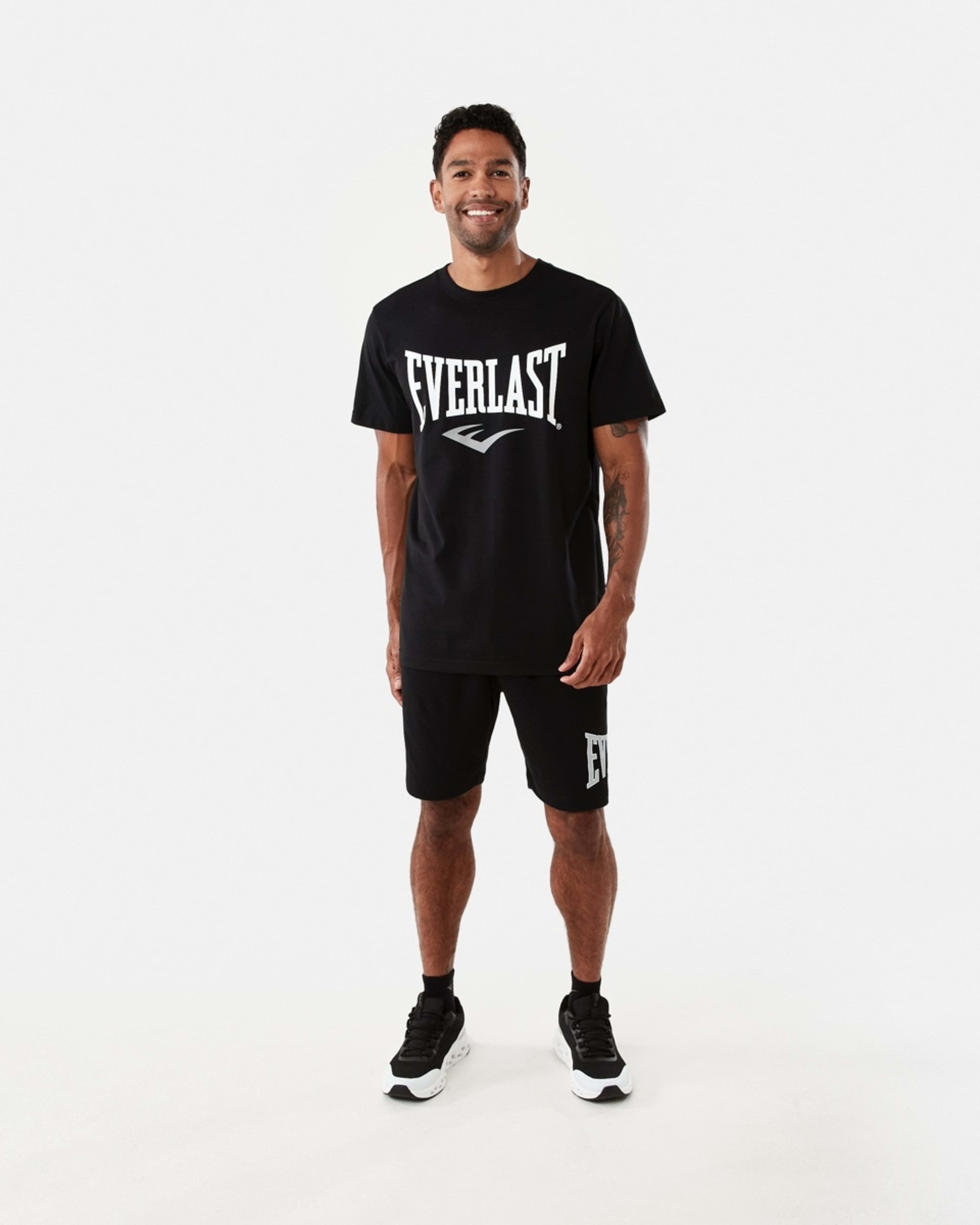 7 Everlast Mens French Terry Shorts Blck Class, 7 of 7