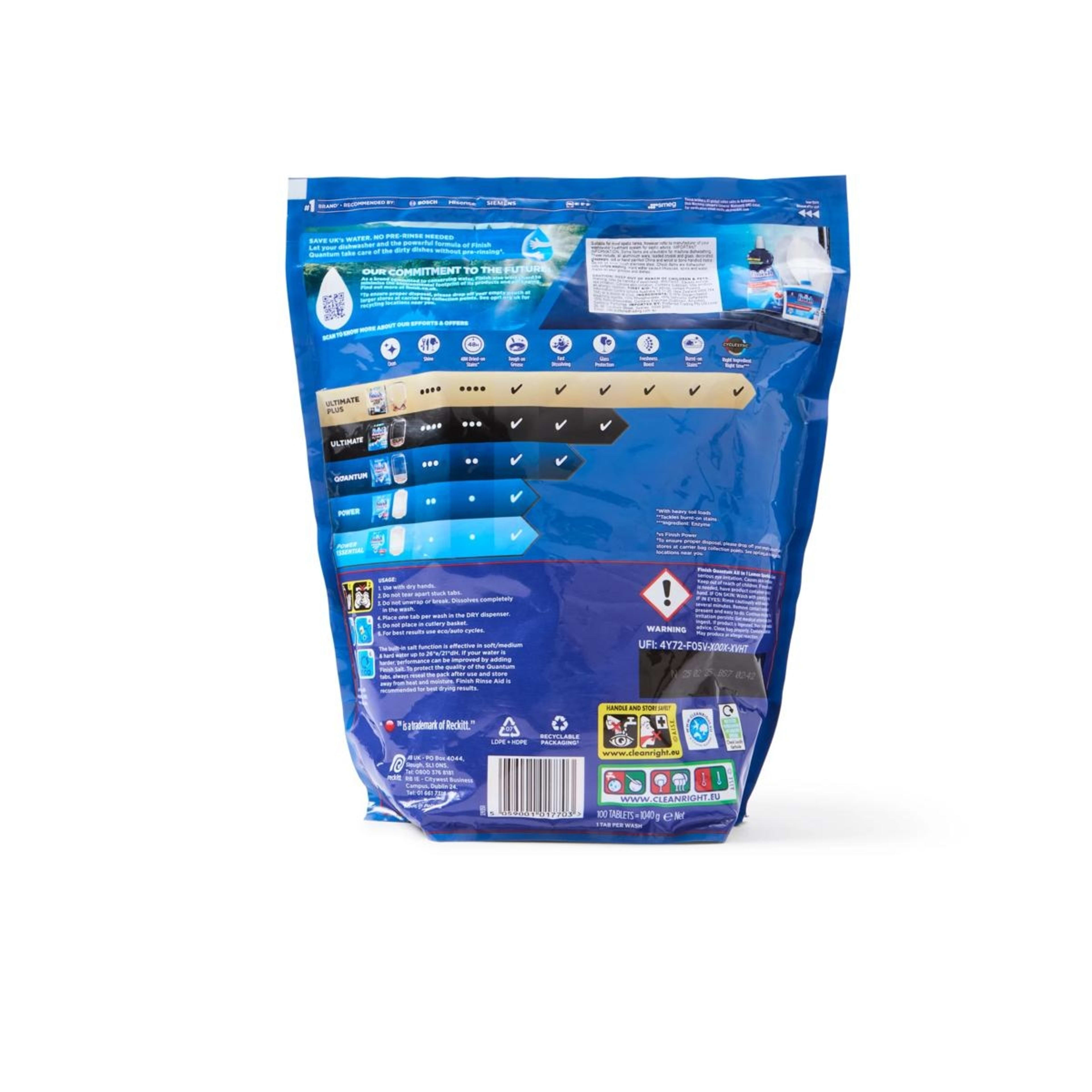 5 100 Pack Finish Powerball Quantum Dishwasher, 5 of 7