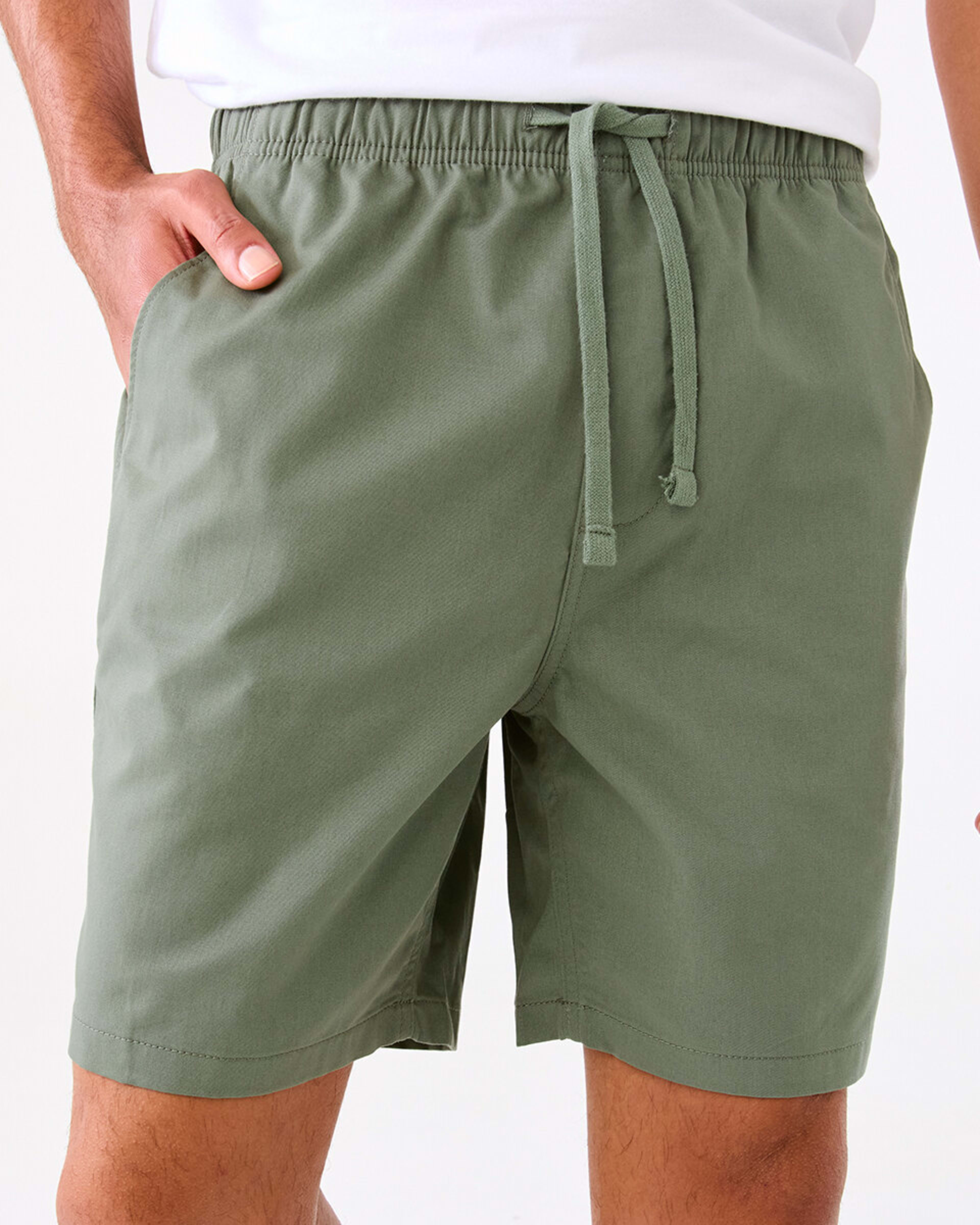 1 Solid Volley Shorts Grn Agave, 1 of 6
