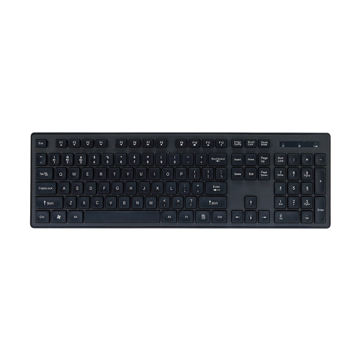 Bluetooth with Number Pad Keyboard Black Kmart