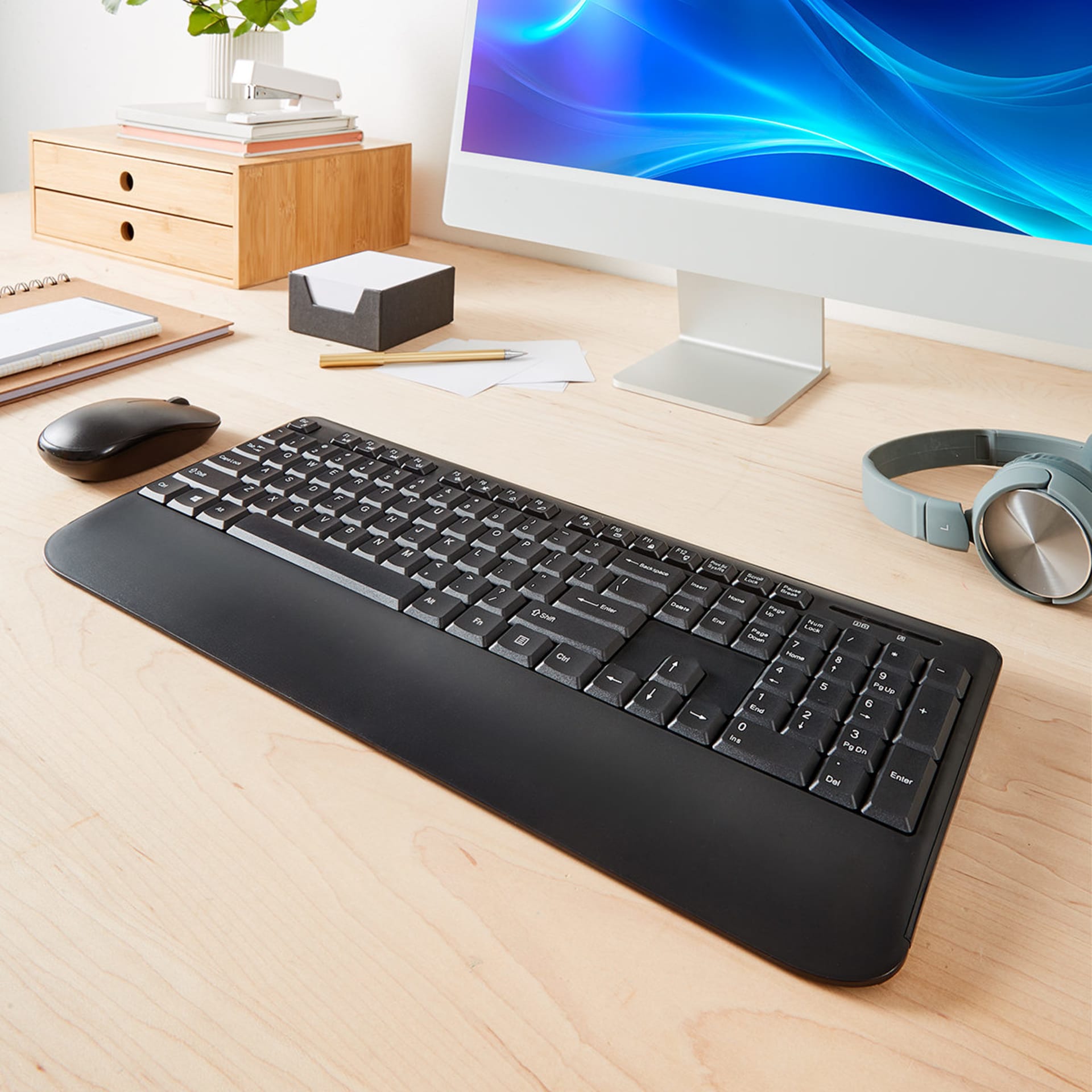 Wireless Slim Keyboard & Mouse Combo - Kmart