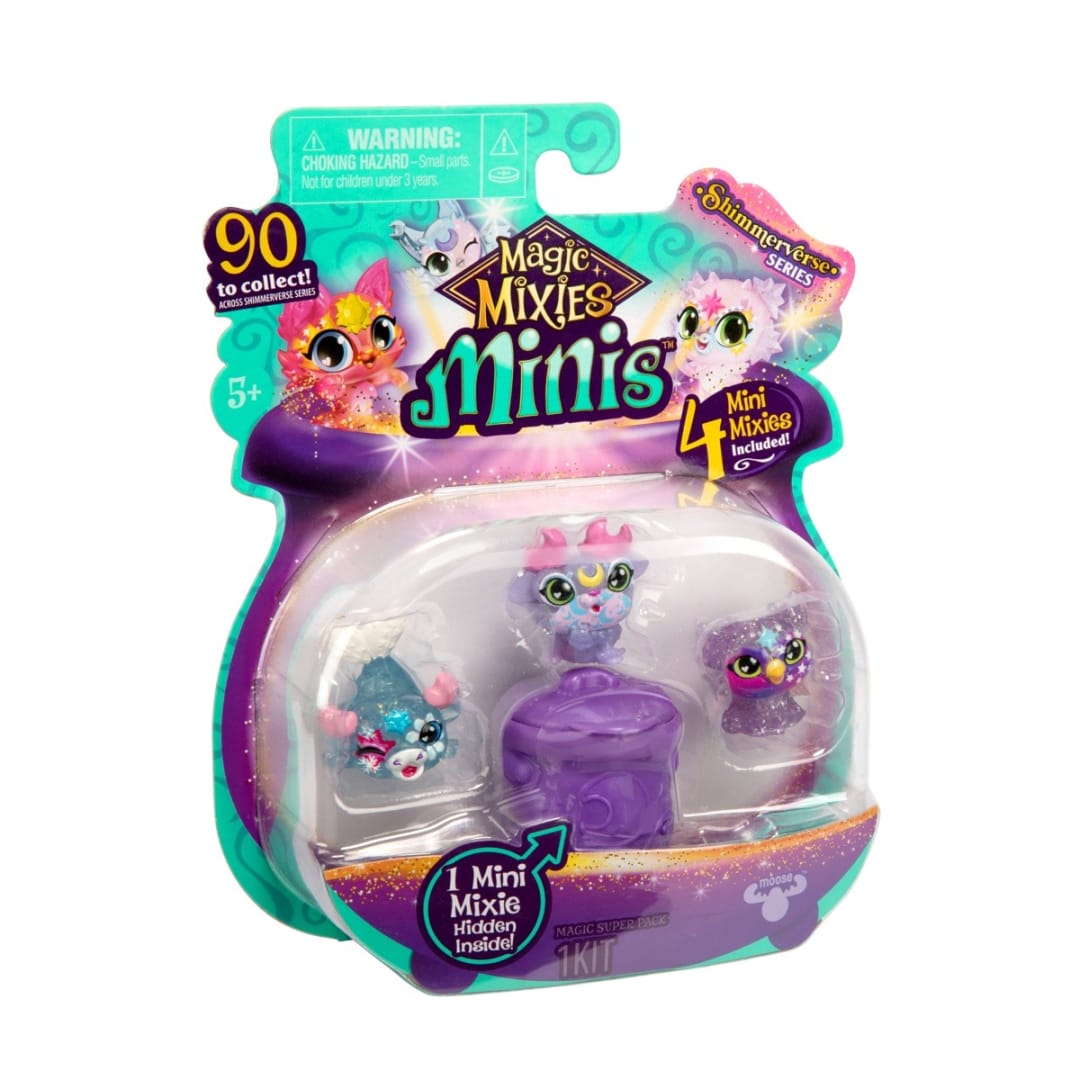 4 Pack Magic Mixies Minis Shimmerverse Series Toy Set - Assorted - Kmart