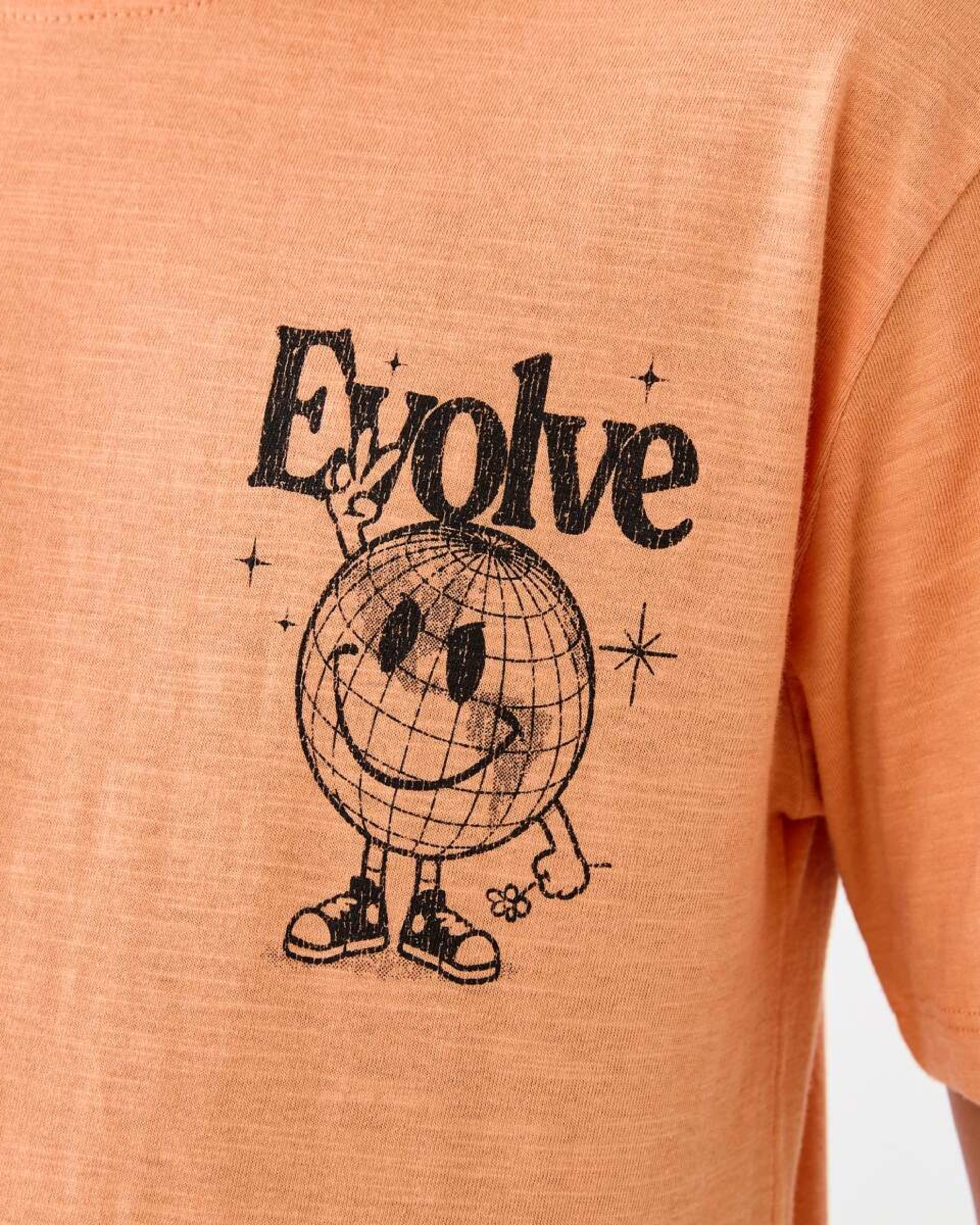 4 Short Sleeve Back Print T-shirt Org Evolve, 4 of 9