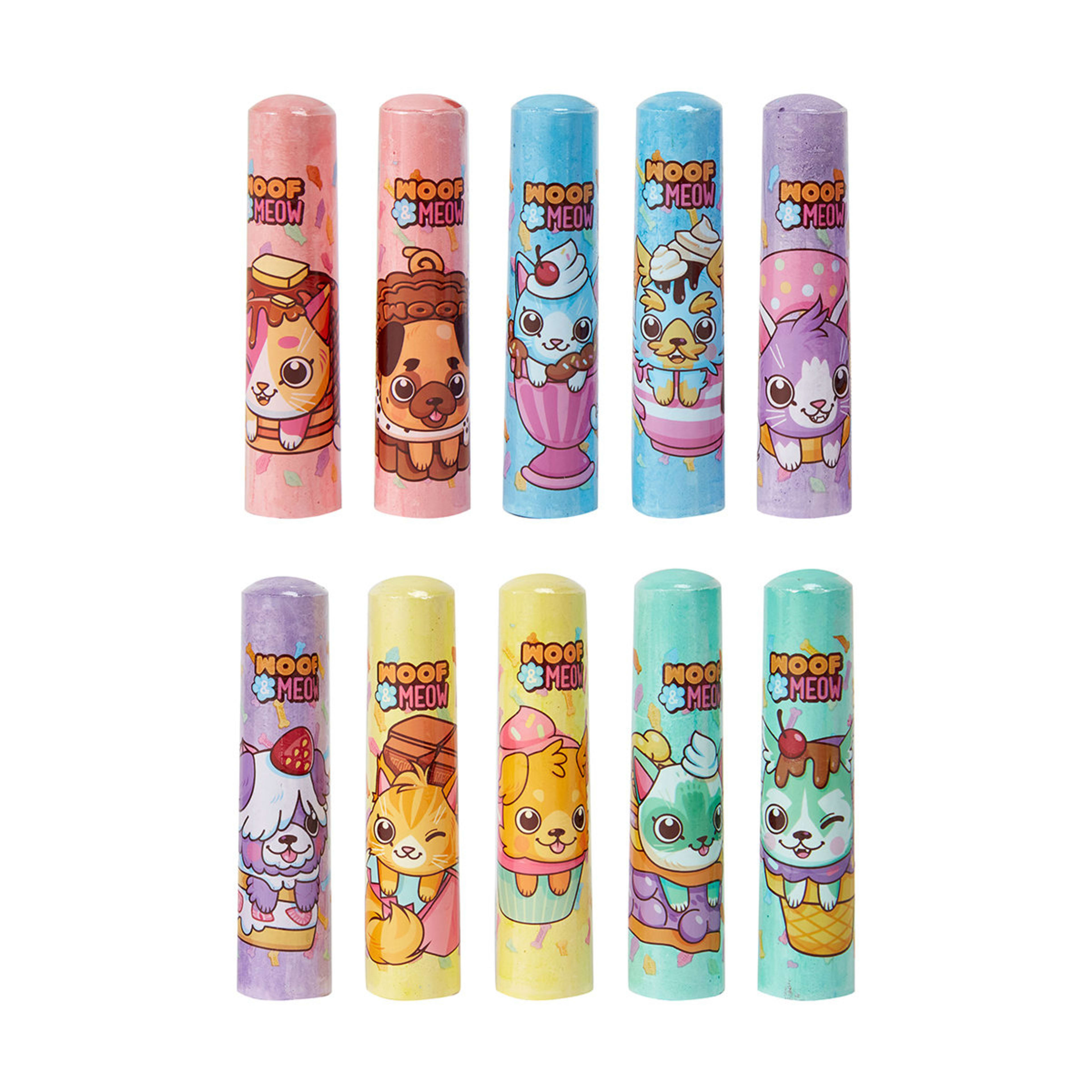 21 Piece Sugar Rush Scented Chalk Stamp Kit Kmart