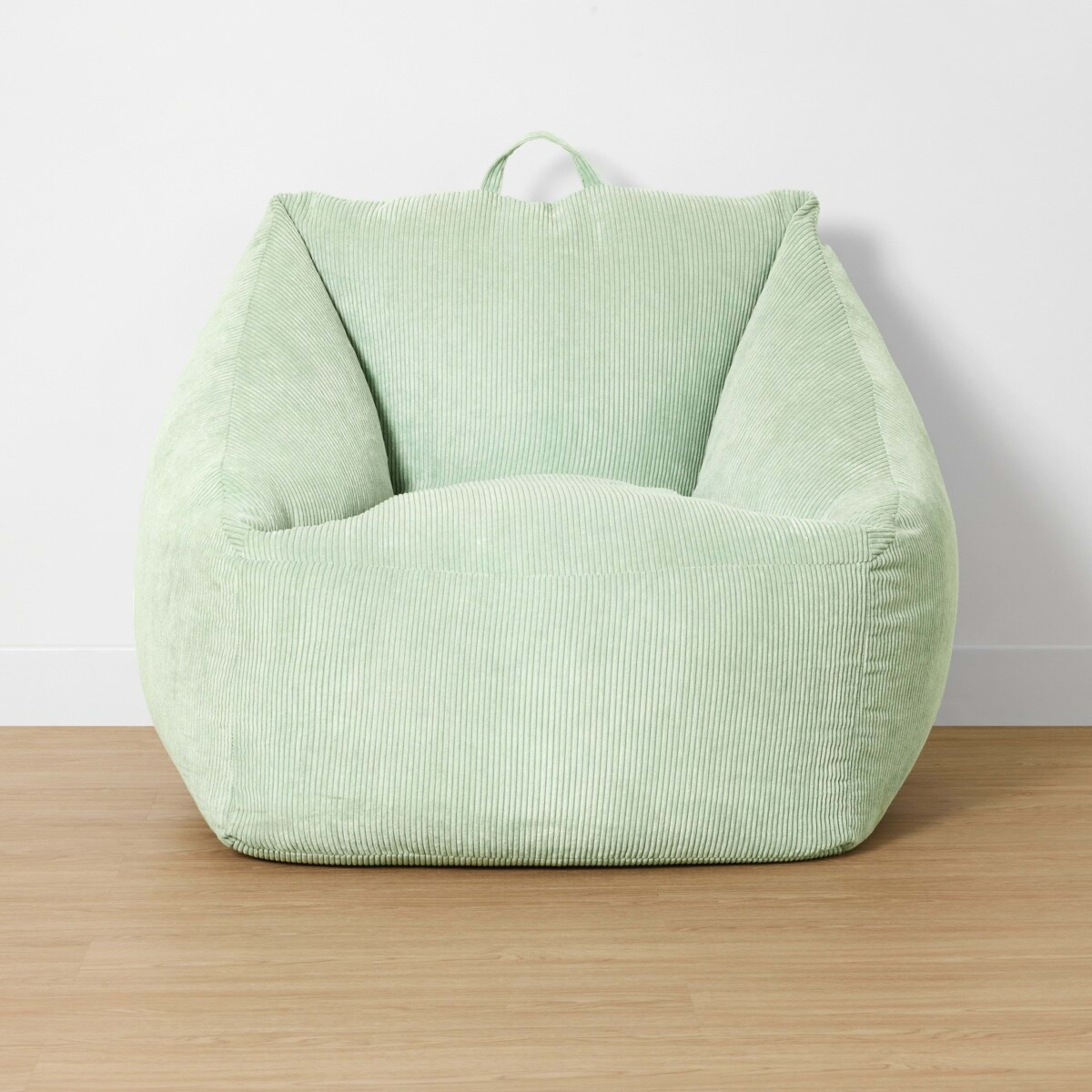 2 Corduroy Bean Bag - Green, 2 of 8