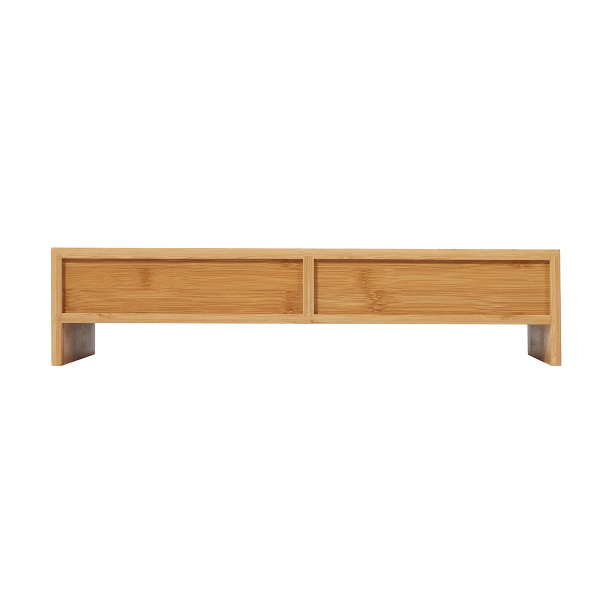 Bamboo Monitor Stand with Drawers Kmart NZ