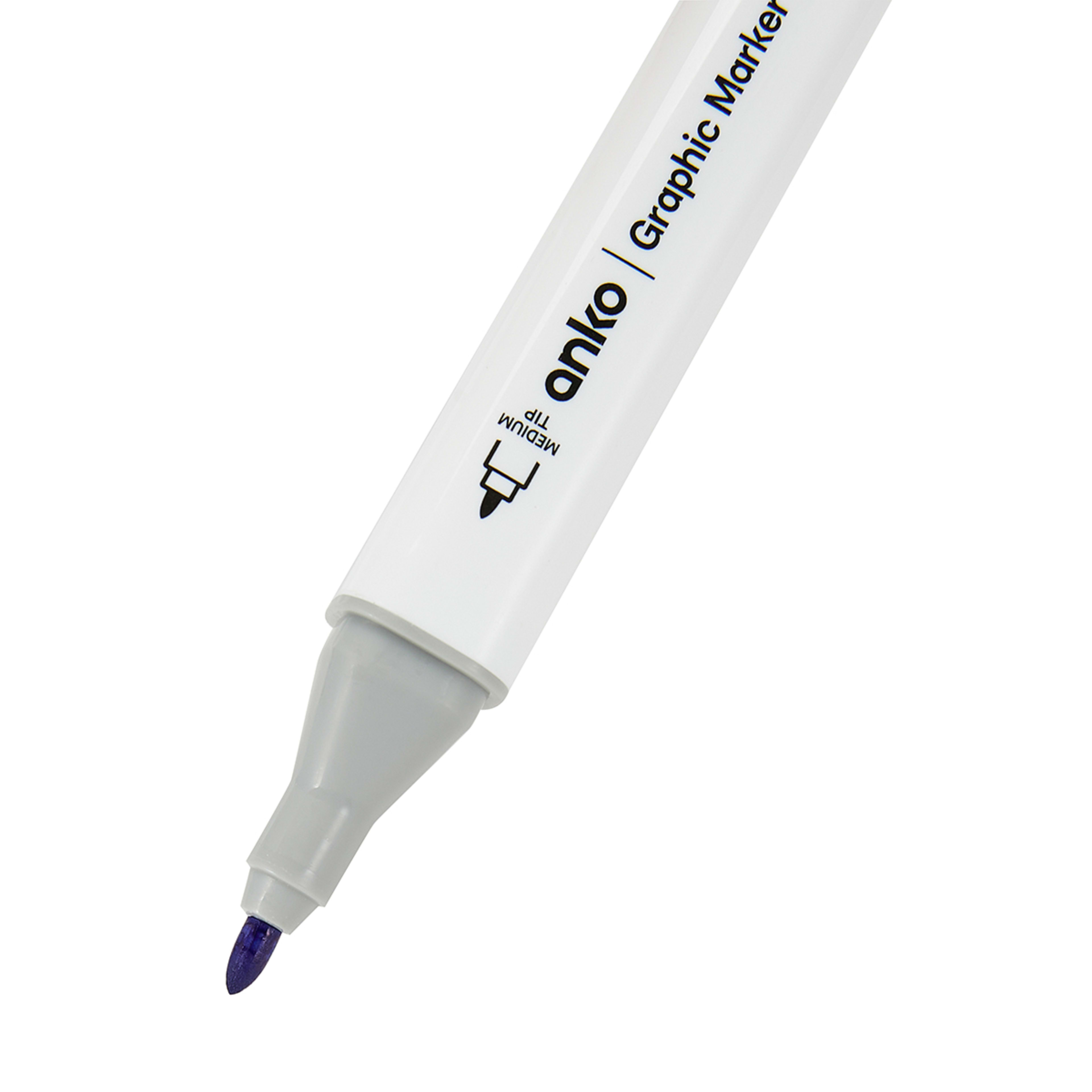 12 Pack DualTip Graphic Markers Kmart