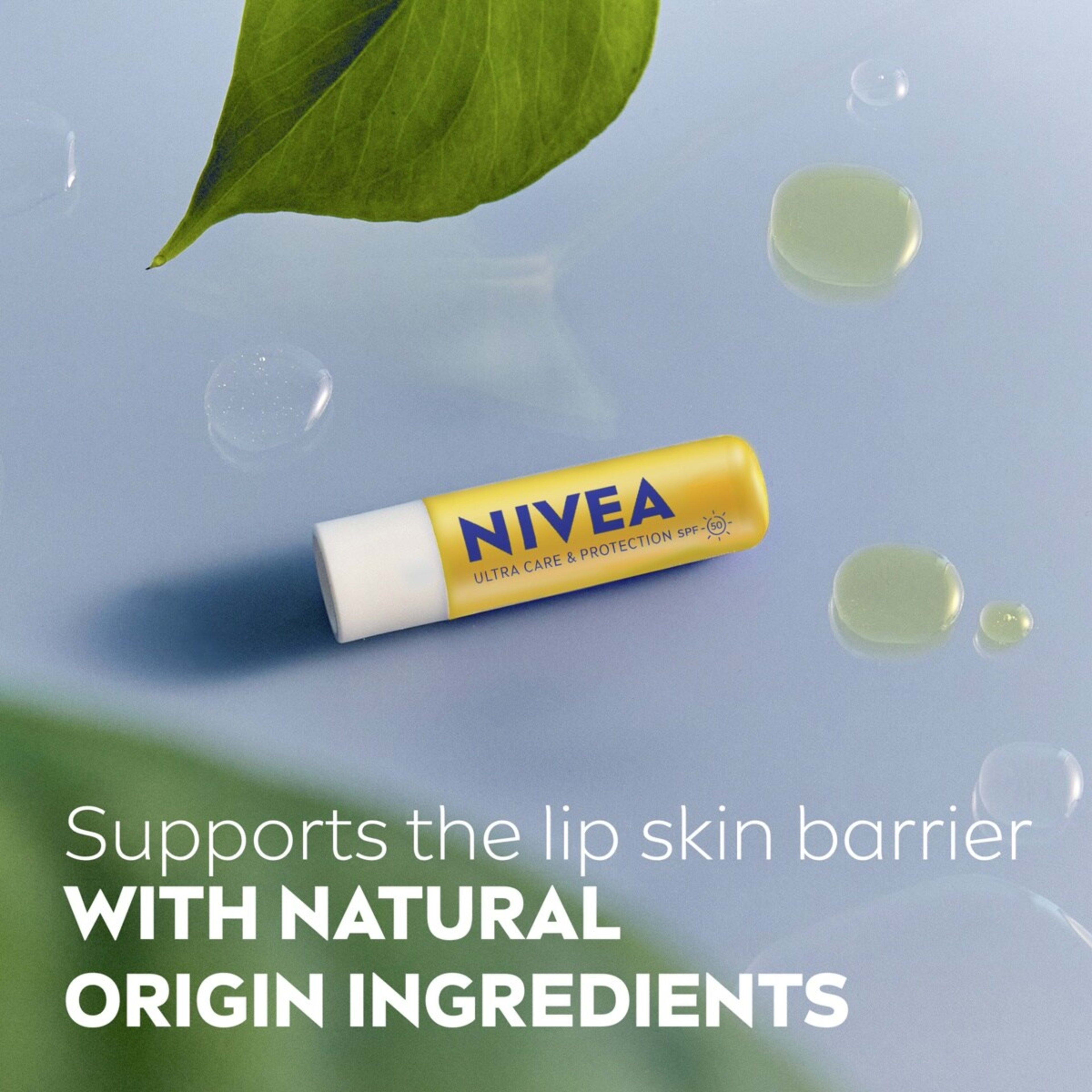 7 Nivea Ultra Care and Protection SPF 50 Lip Balm 4.8g, 7 of 9
