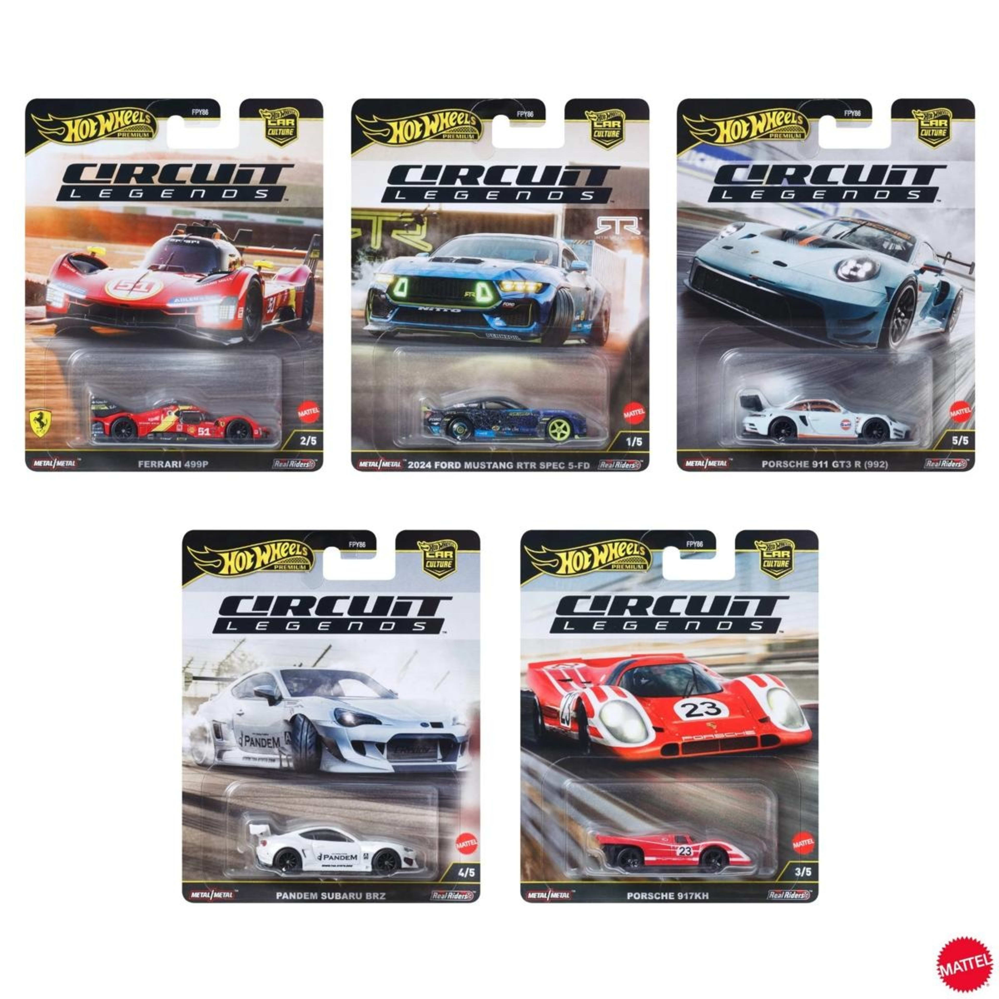 1 Hot Wheels Car Culture Circuit Legends Vehicle - Assorted