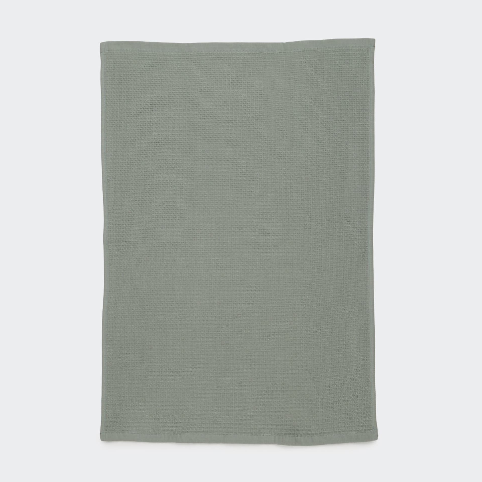 3 Pack Sage Green Check Tea Towels - Kmart