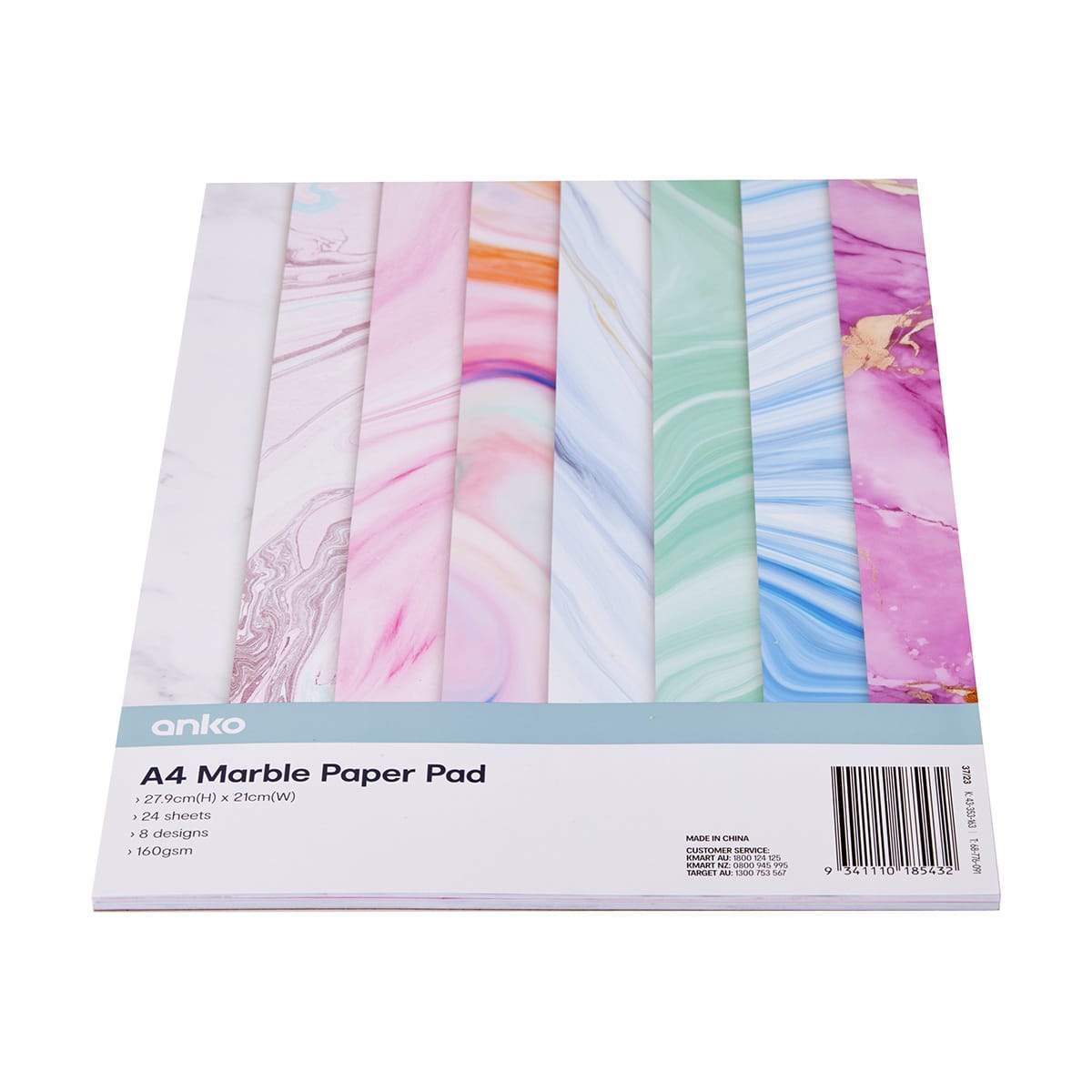 A4 Marble Paper Pad Kmart