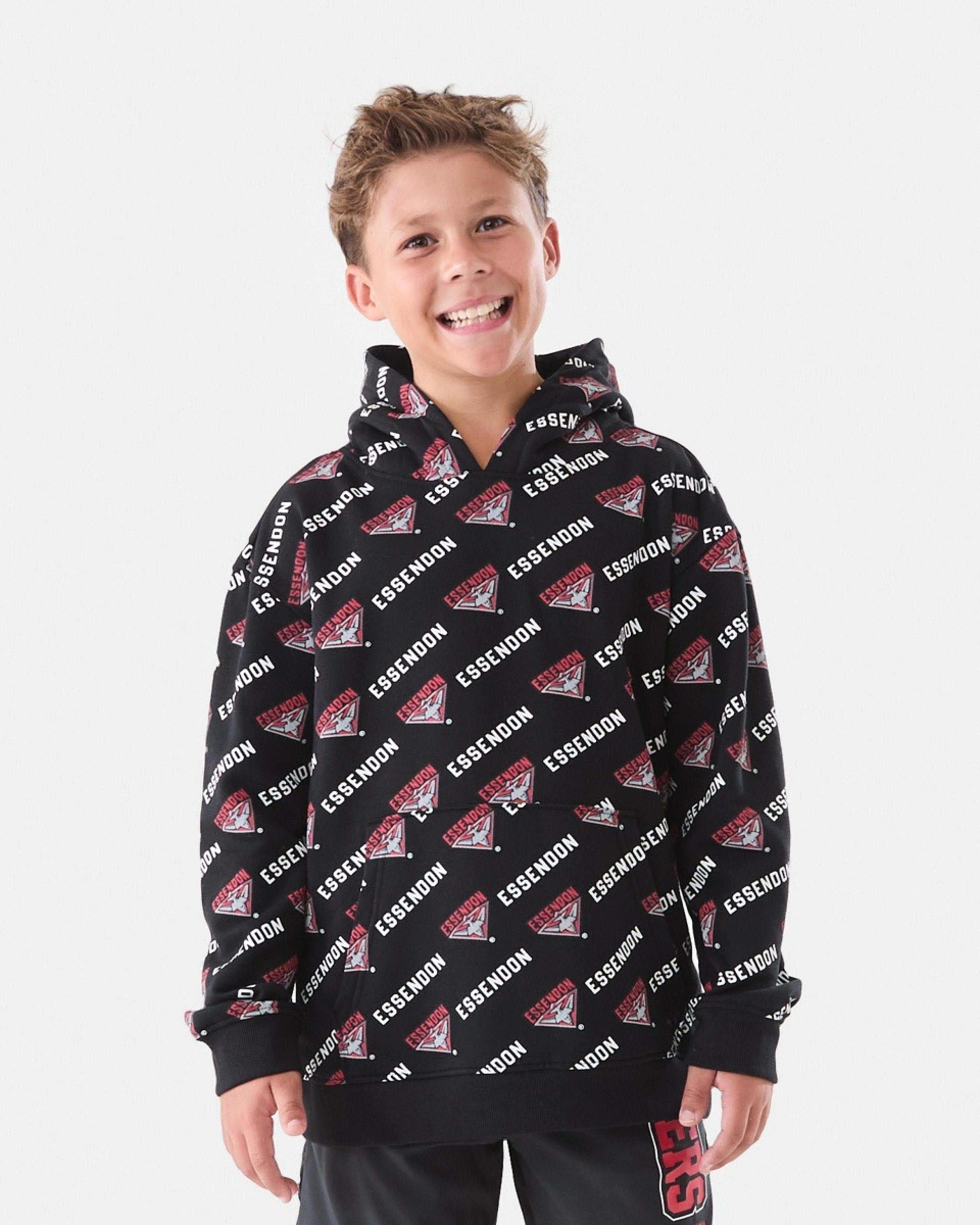 4 Official AFL Kids All Over Print Hoodie Essendon, 4 of 10