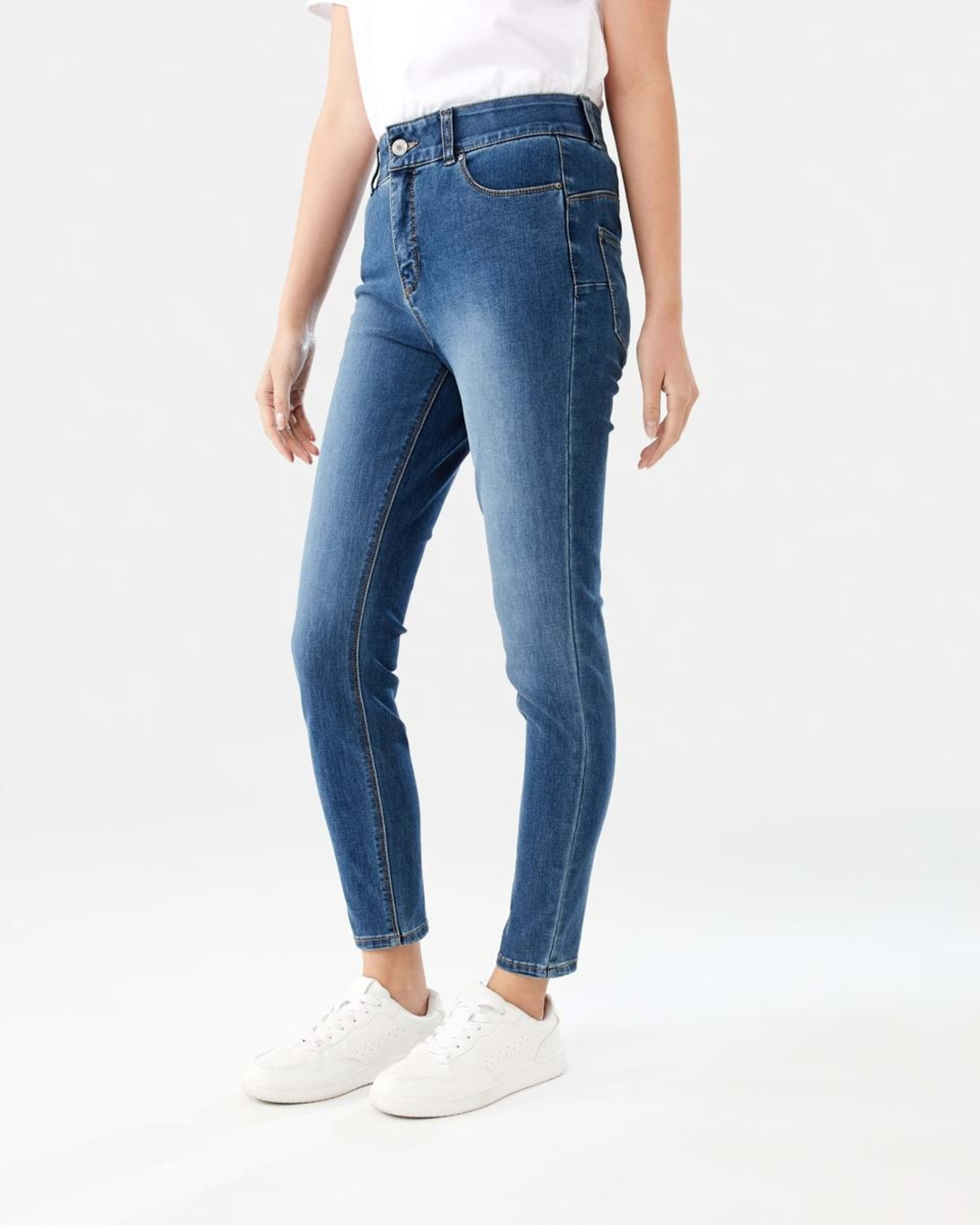 2 Shapewear Jeans MID WASH, 2 of 8