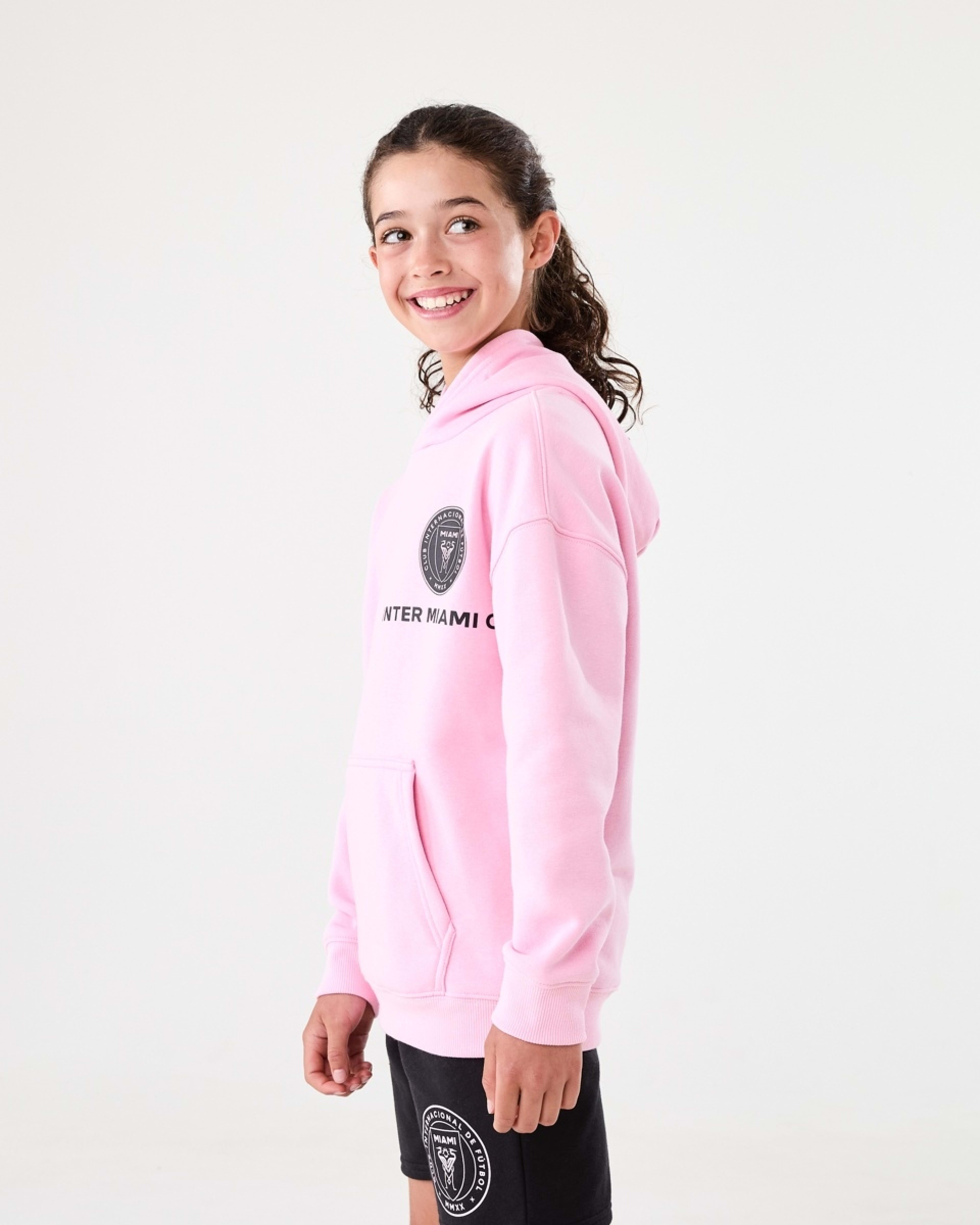 2 Official Inter Miami Kids Hoodie True Pink, 2 of 10