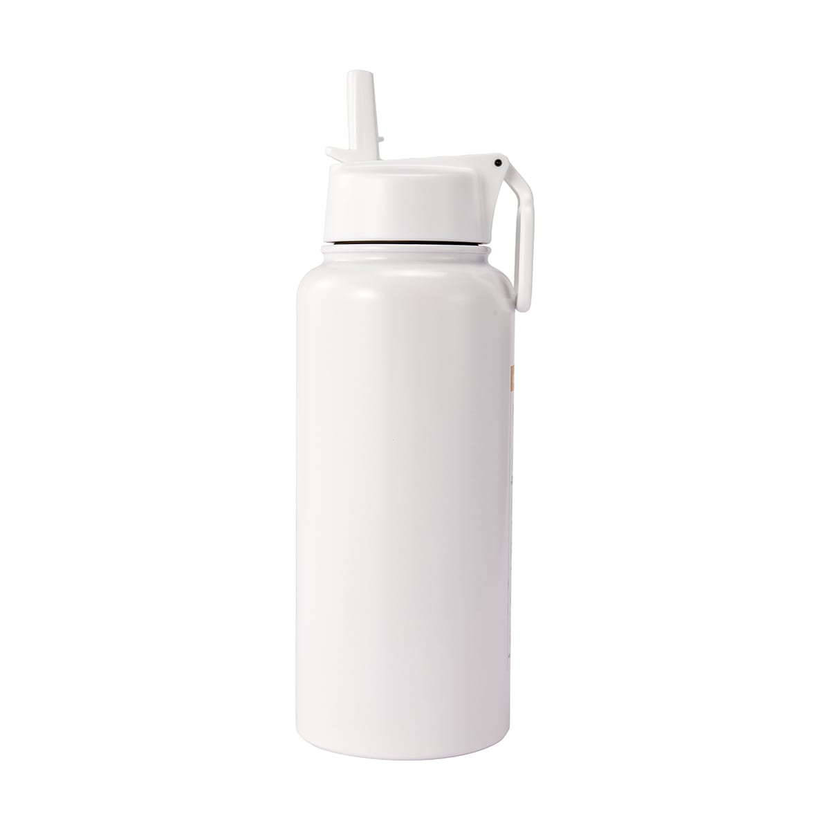 960ml White Double Wall Insulated Cylinder Drink Bottle Kmart