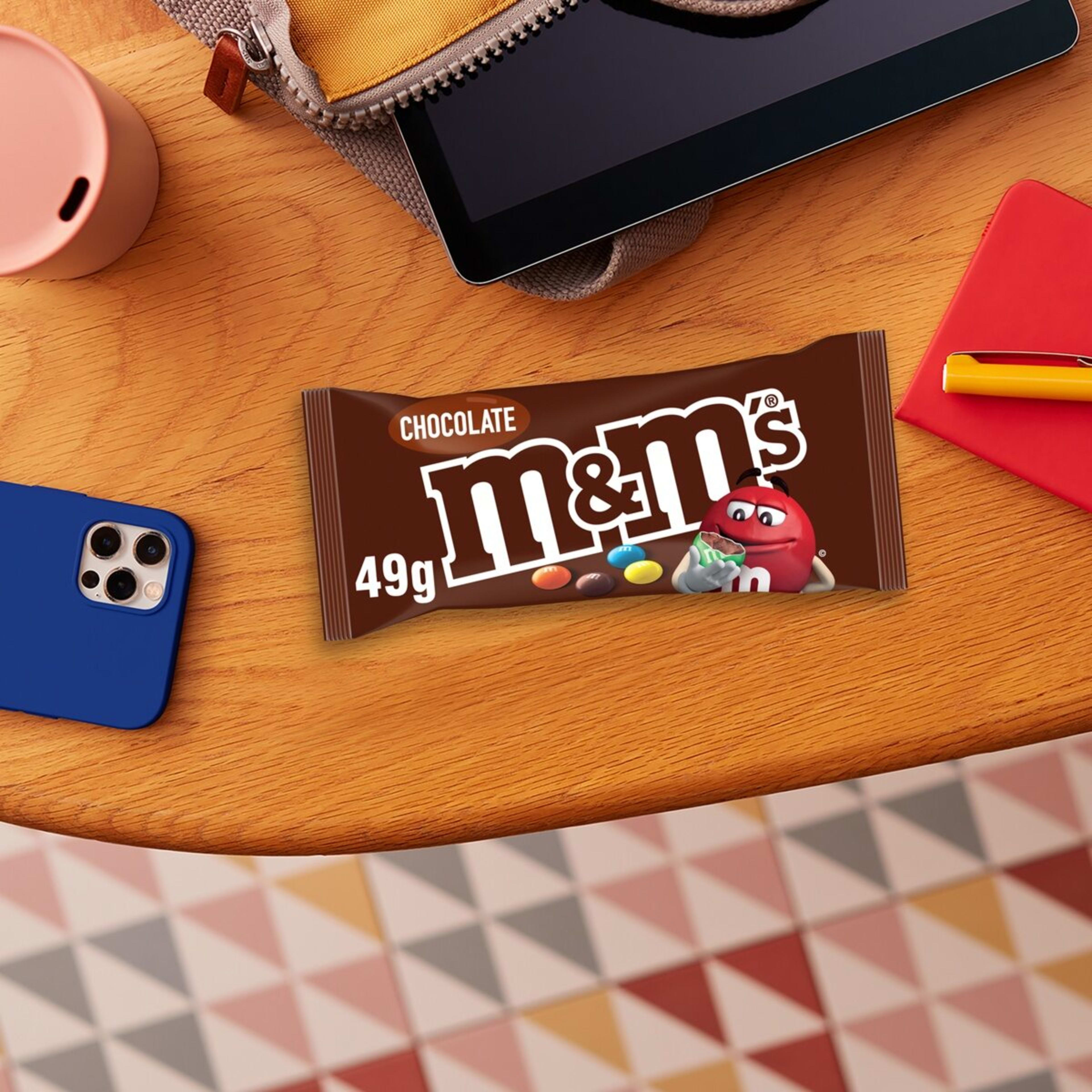 4 M&M's Milk Chocolate Singles Bag 49g, 4 of 6